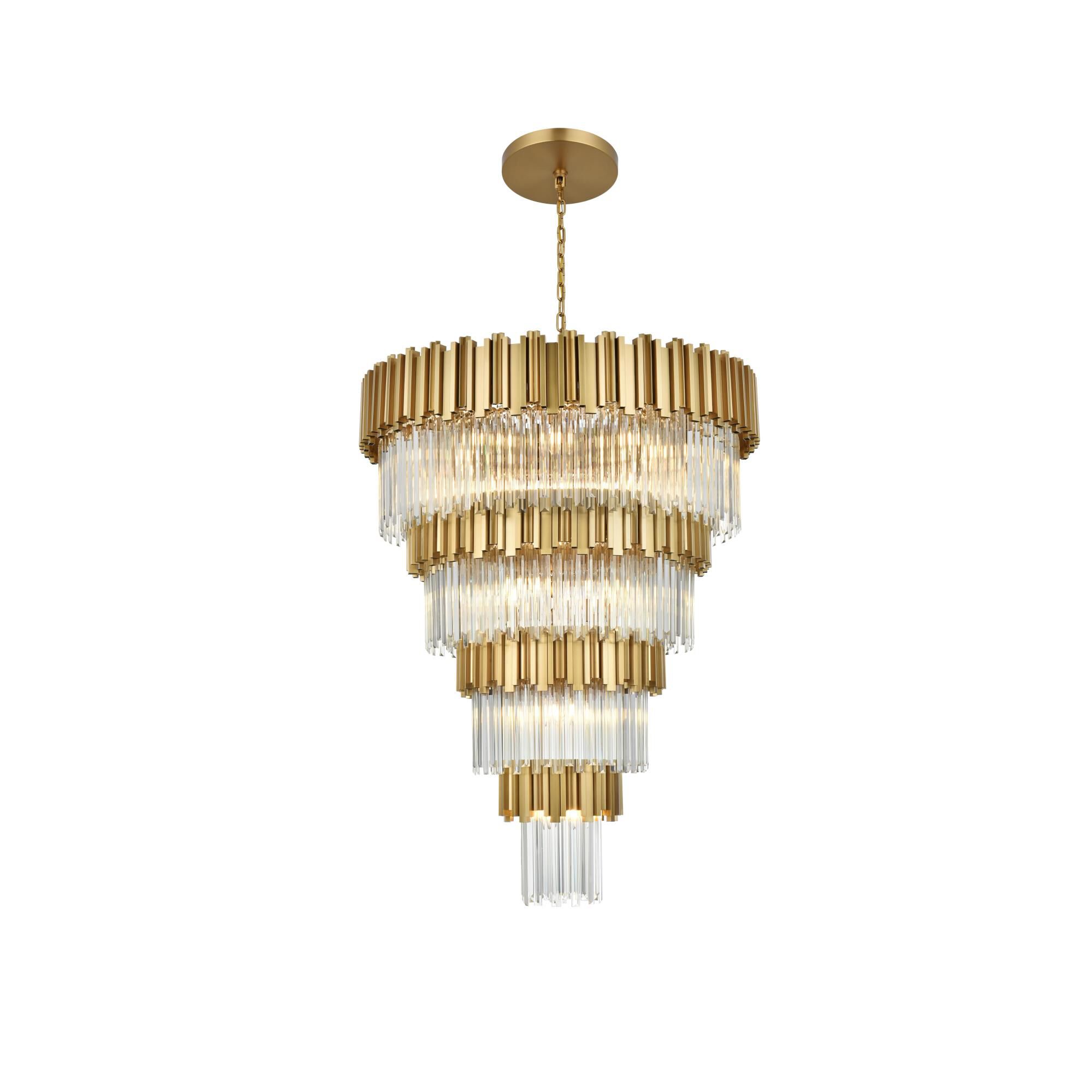 Willow 40 Inch Chandelier by Elegant Lighting