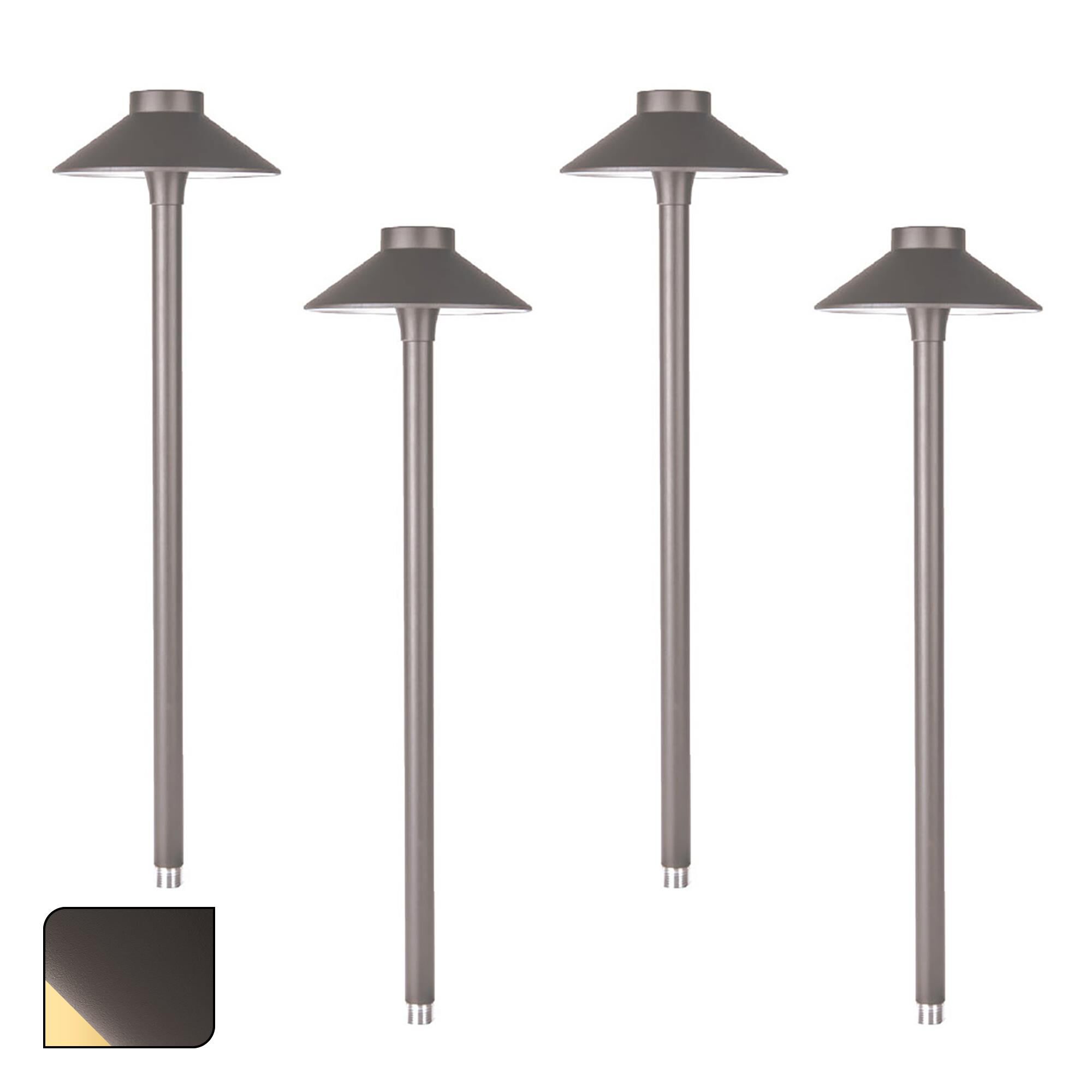 Tiki 22 Inch Decorative Pathway Light Pack of 4 by WAC Lighting