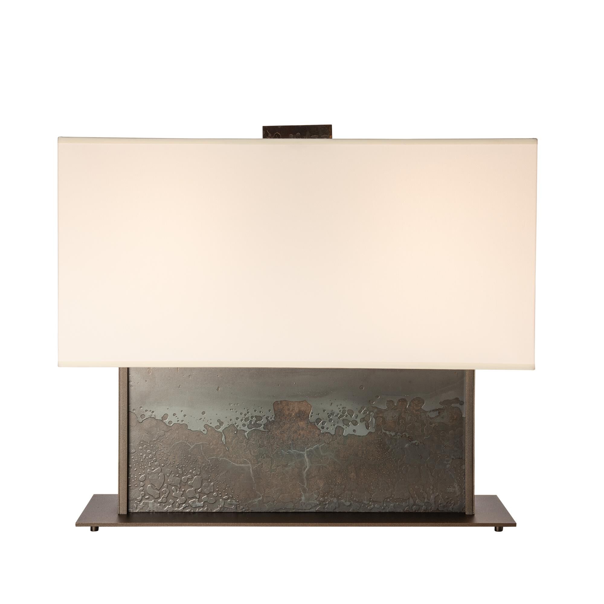 Shown in Oil Rubbed Bronze finish and White shade