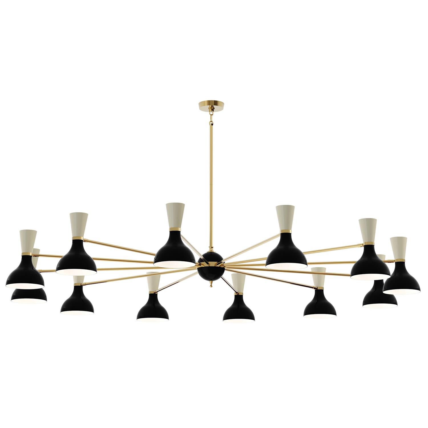 Clare 76 Inch Chandelier by Robert Abbey