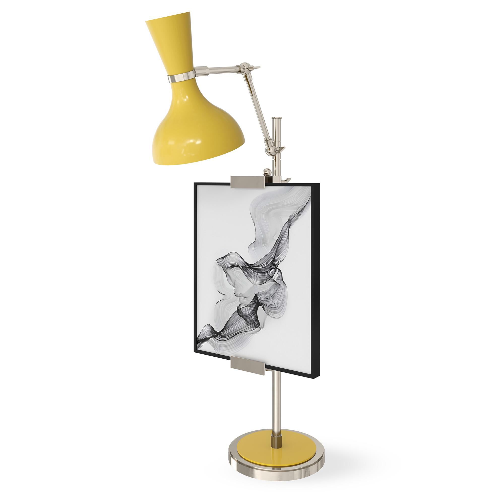 Shown in Polished Nickel finish and Sunset shade