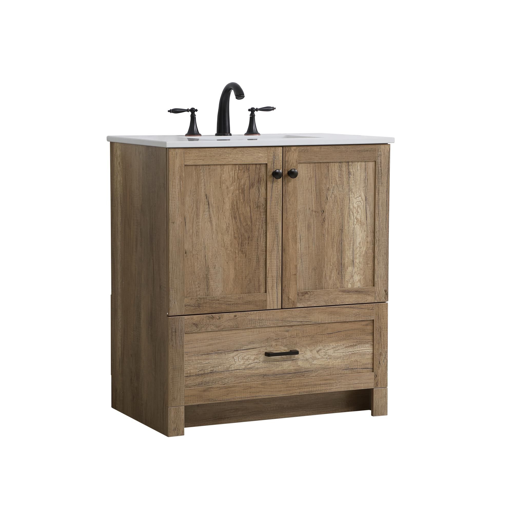 Shown in Natural Oak And Black With Ivory finish