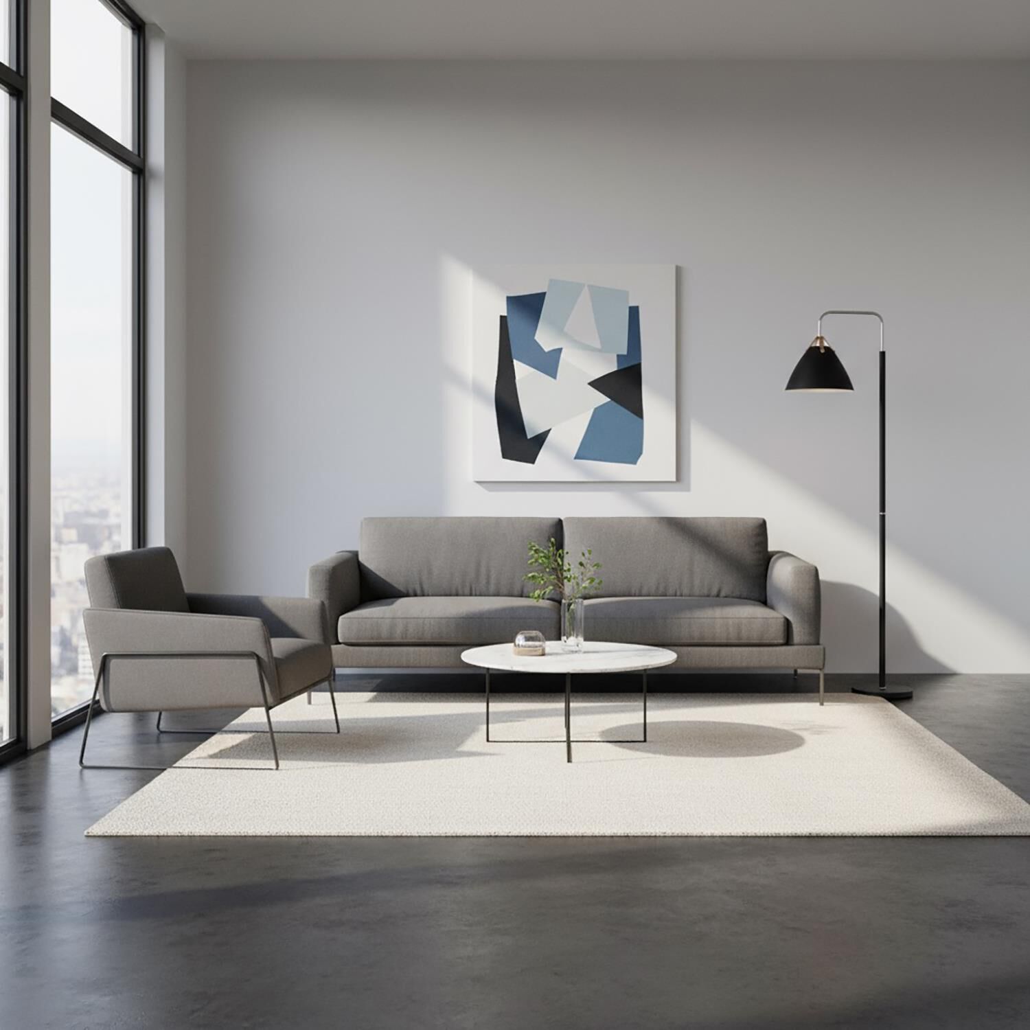 Steven Sabados S&C Tote 71 Inch Floor Lamp by Artcraft