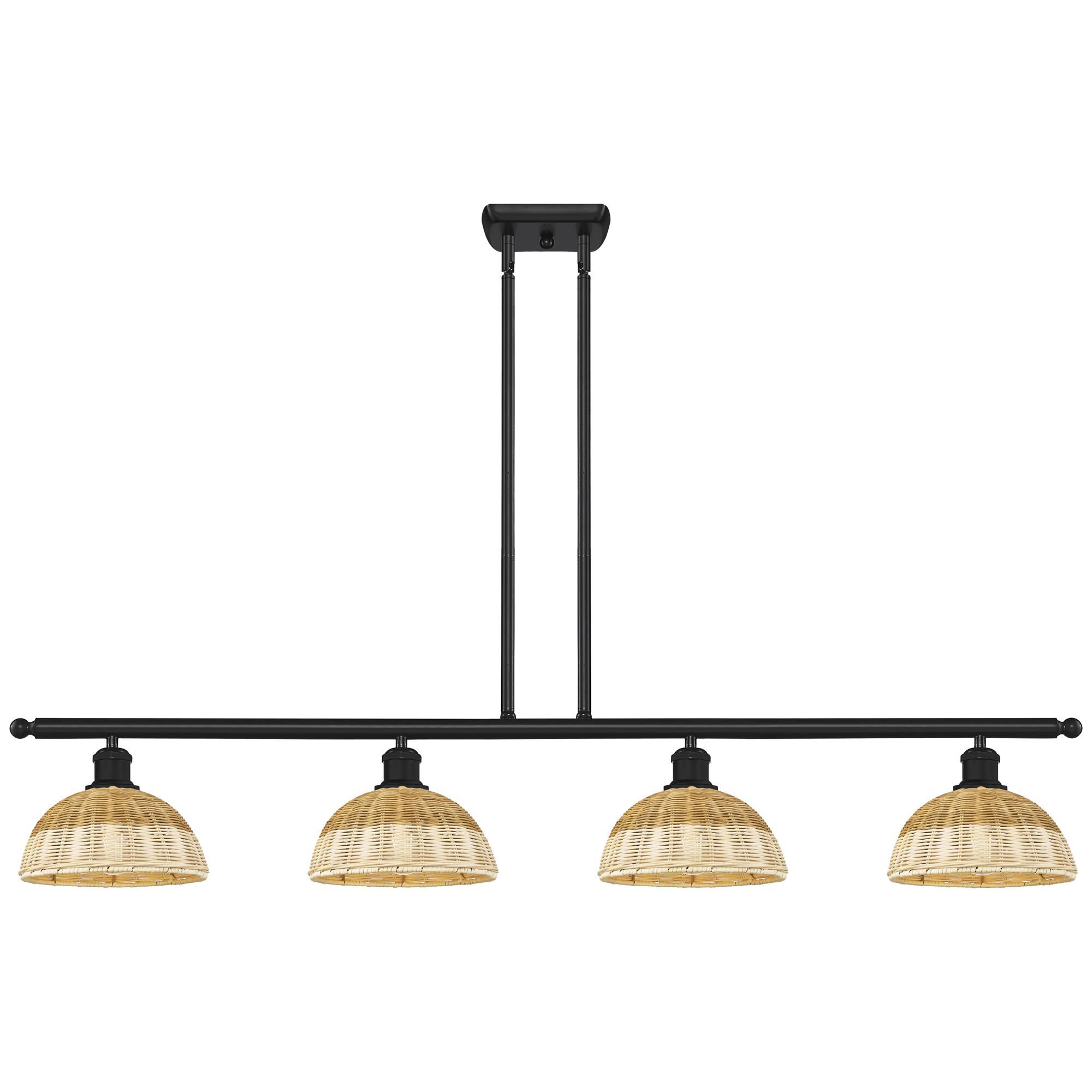 Shown in Matte Black finish and Natural shade