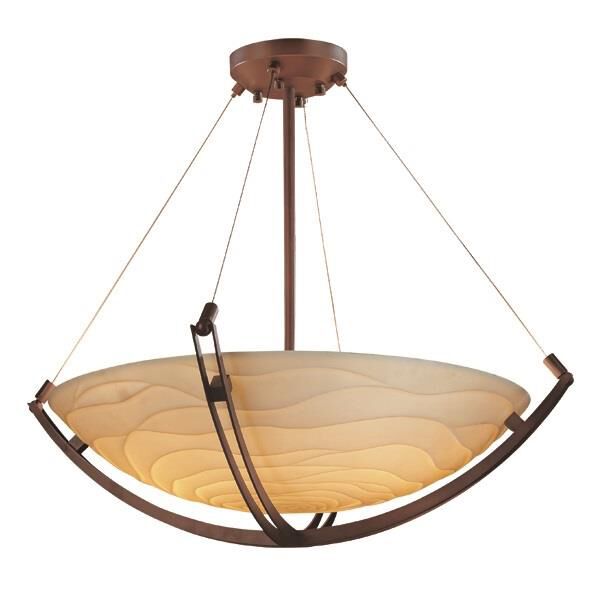 Porcelina 31 Inch Large Pendant by Justice Design Group