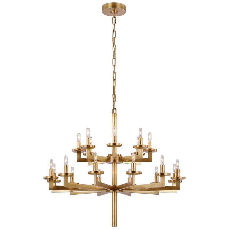 Kelly Wearstler Liaison 34 Inch 20 Light Chandelier by Visual Comfort Signature Collection