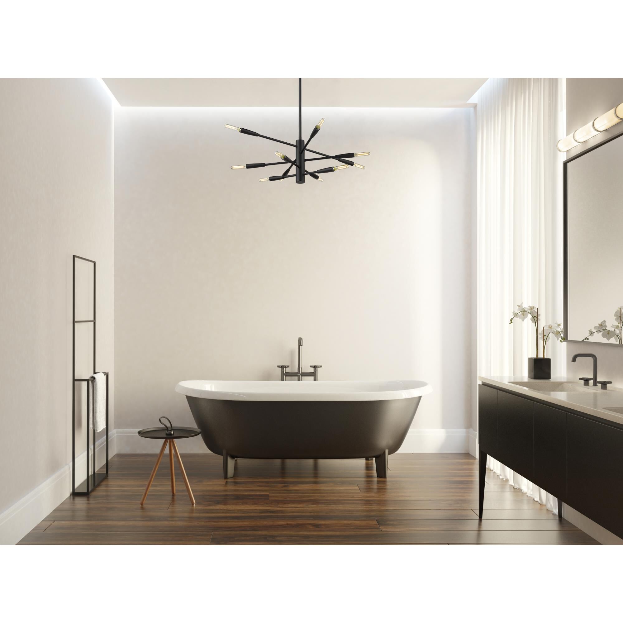 Ascension 30 Inch 10 Light Chandelier by Z-Lite