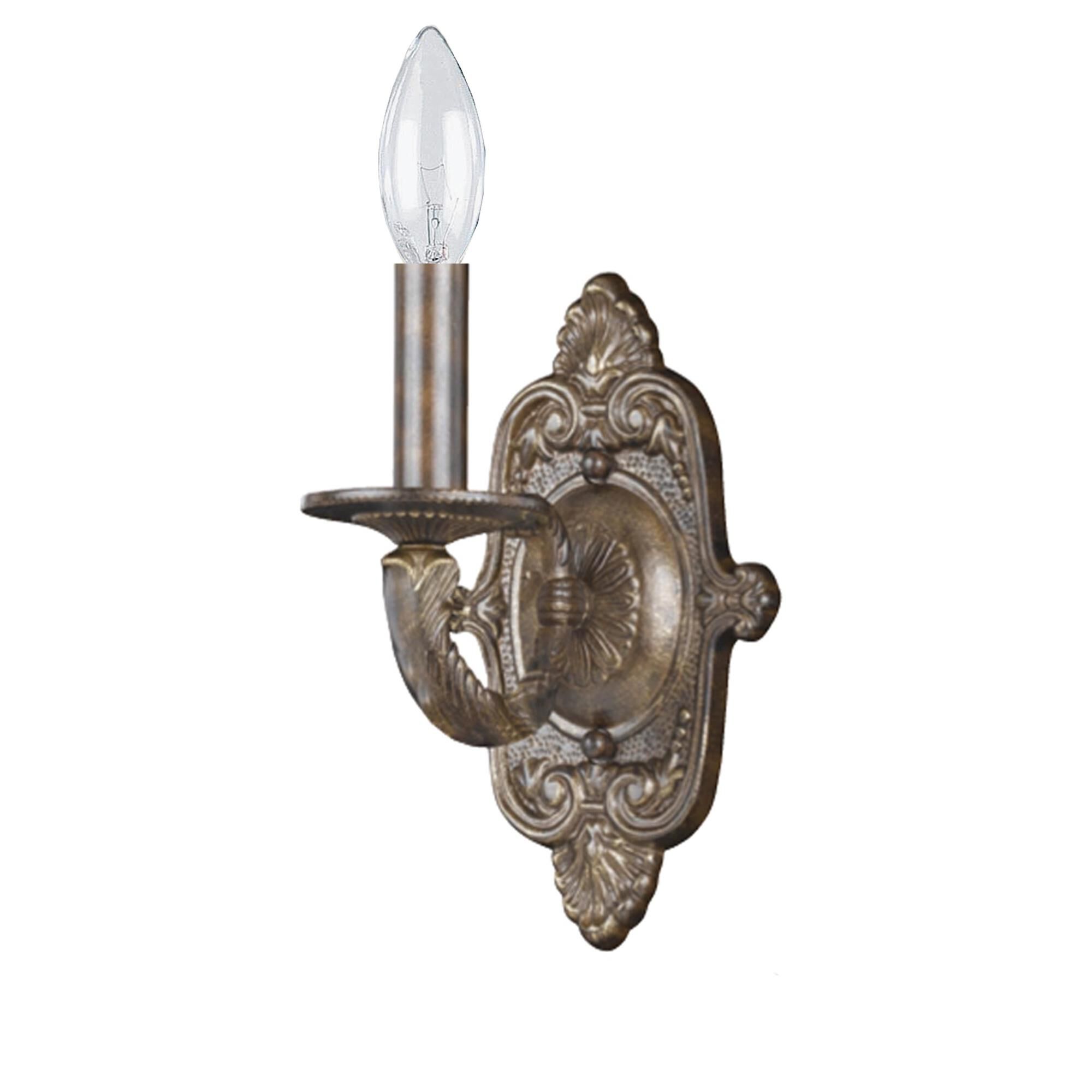 Shown in Venetian Bronze finish and Hand Polished crystal