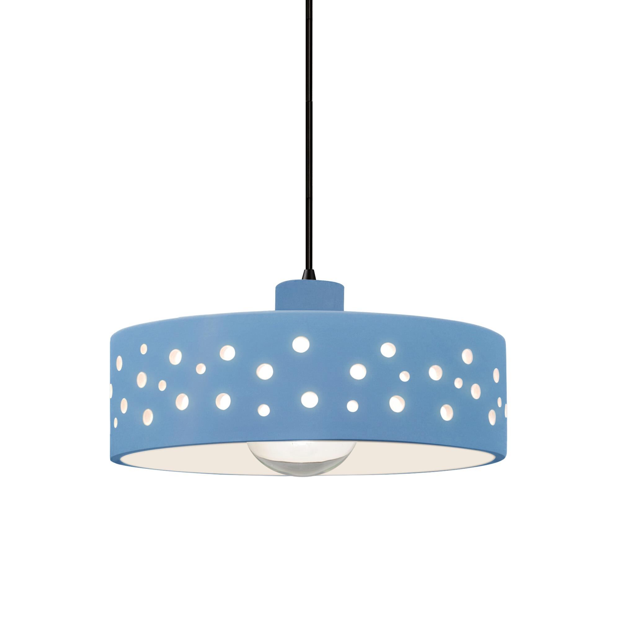 Shown in Matte Black finish and Sky Blue shade
