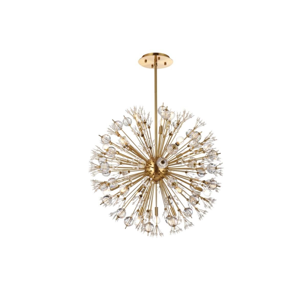 Vera 32 Inch Large Pendant by Elegant Lighting