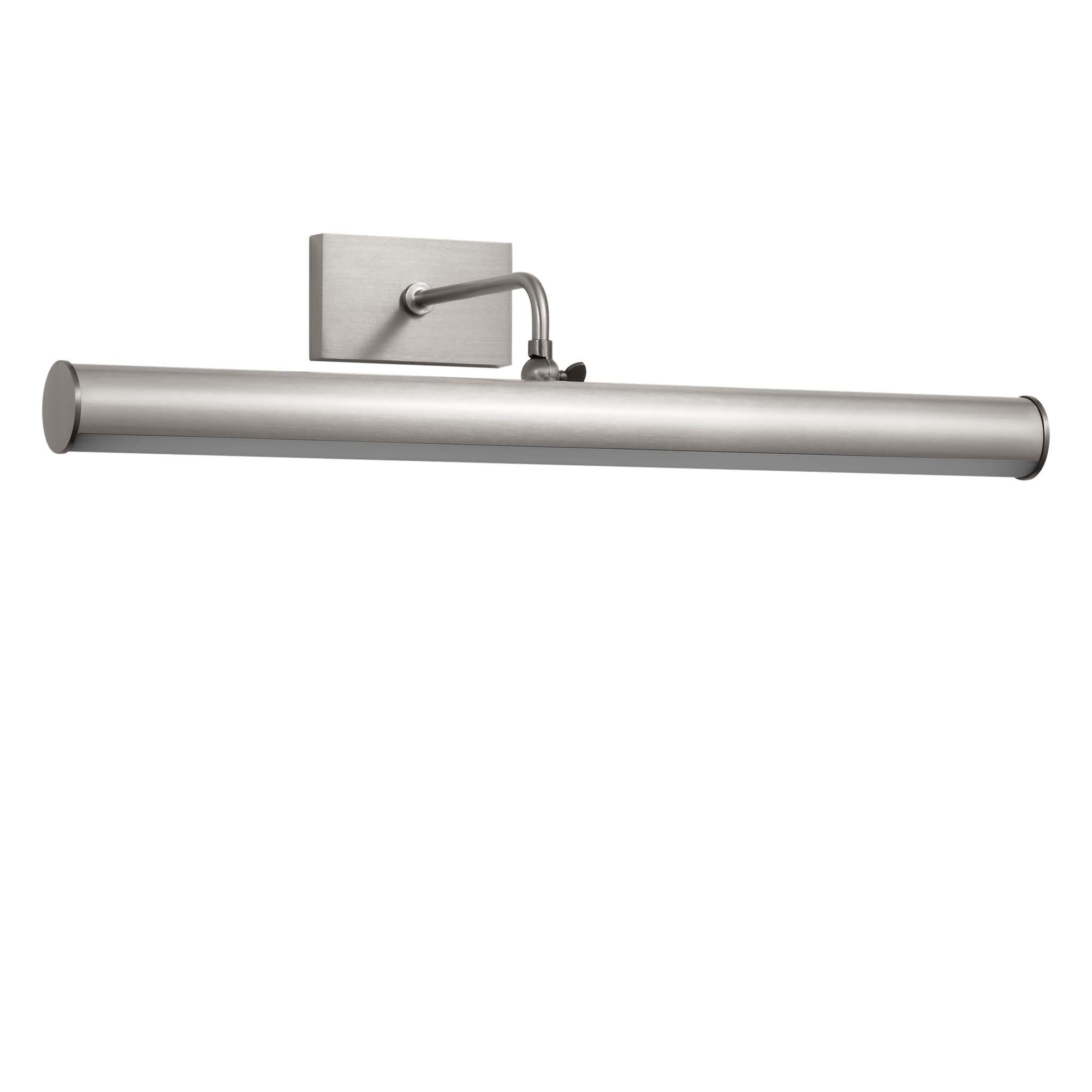 Shown in Brushed Nickel finish and White Acrylic Diffuser shade