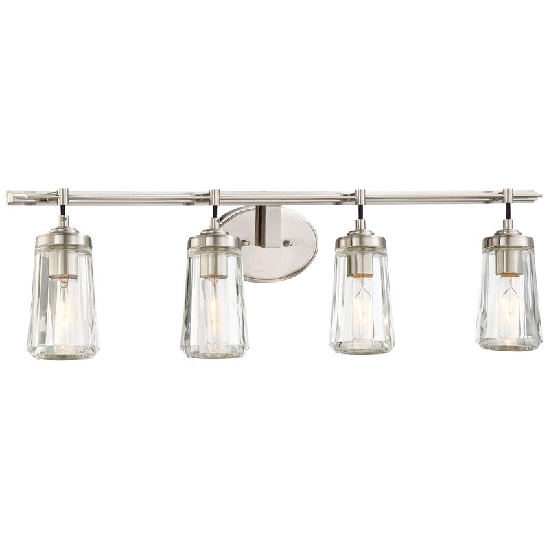 Poleis 32 Inch Bath Vanity Light by Minka Lavery