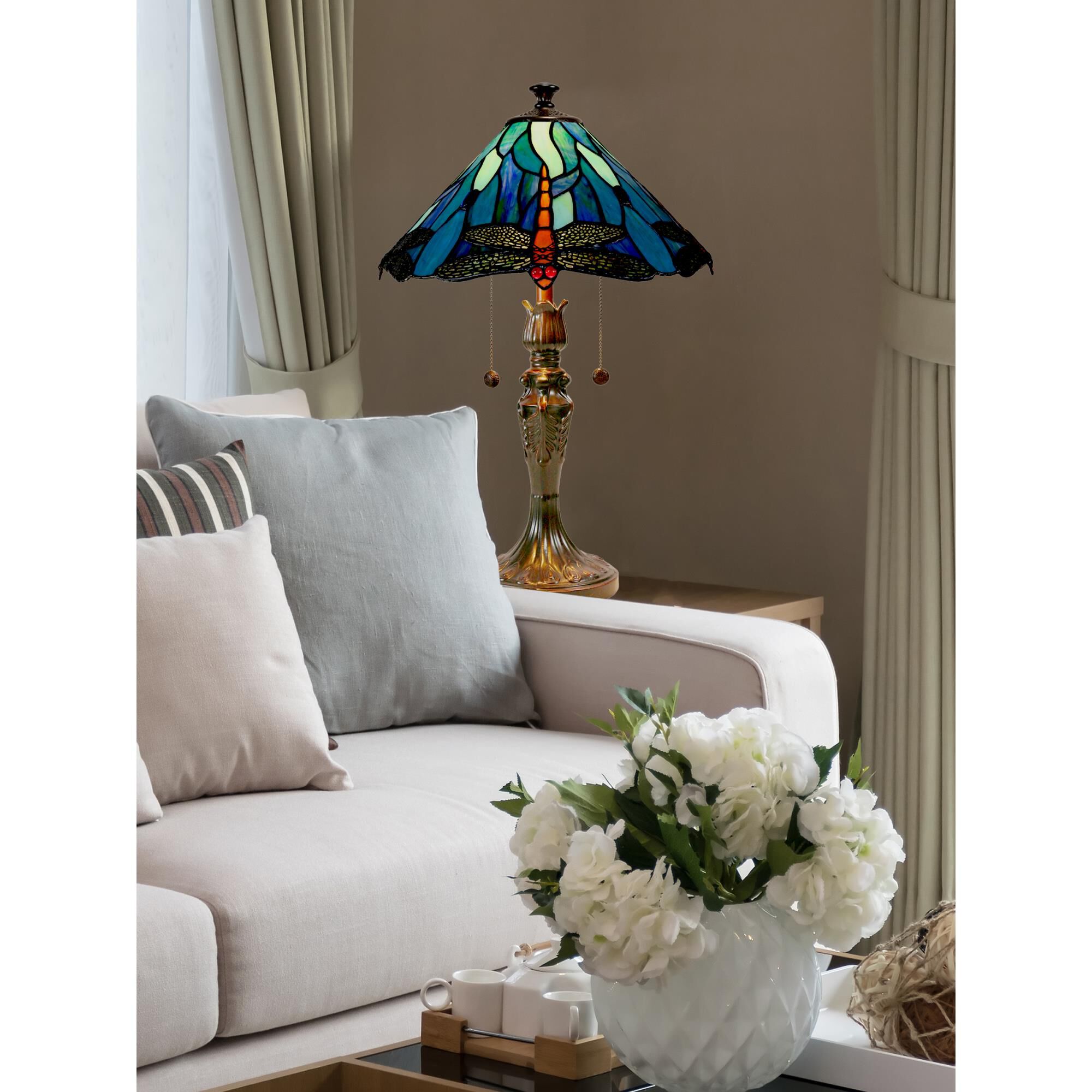 Huxley 22 Inch Table Lamp by Dale Tiffany