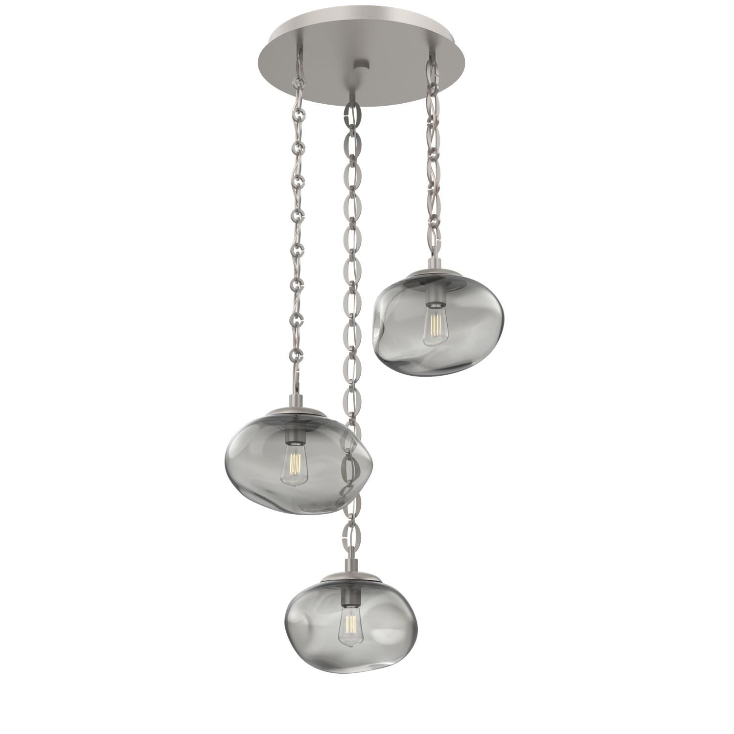 Levi Wilson Nova Bulb 22 Inch Multi Light Pendant by Hammerton Studio