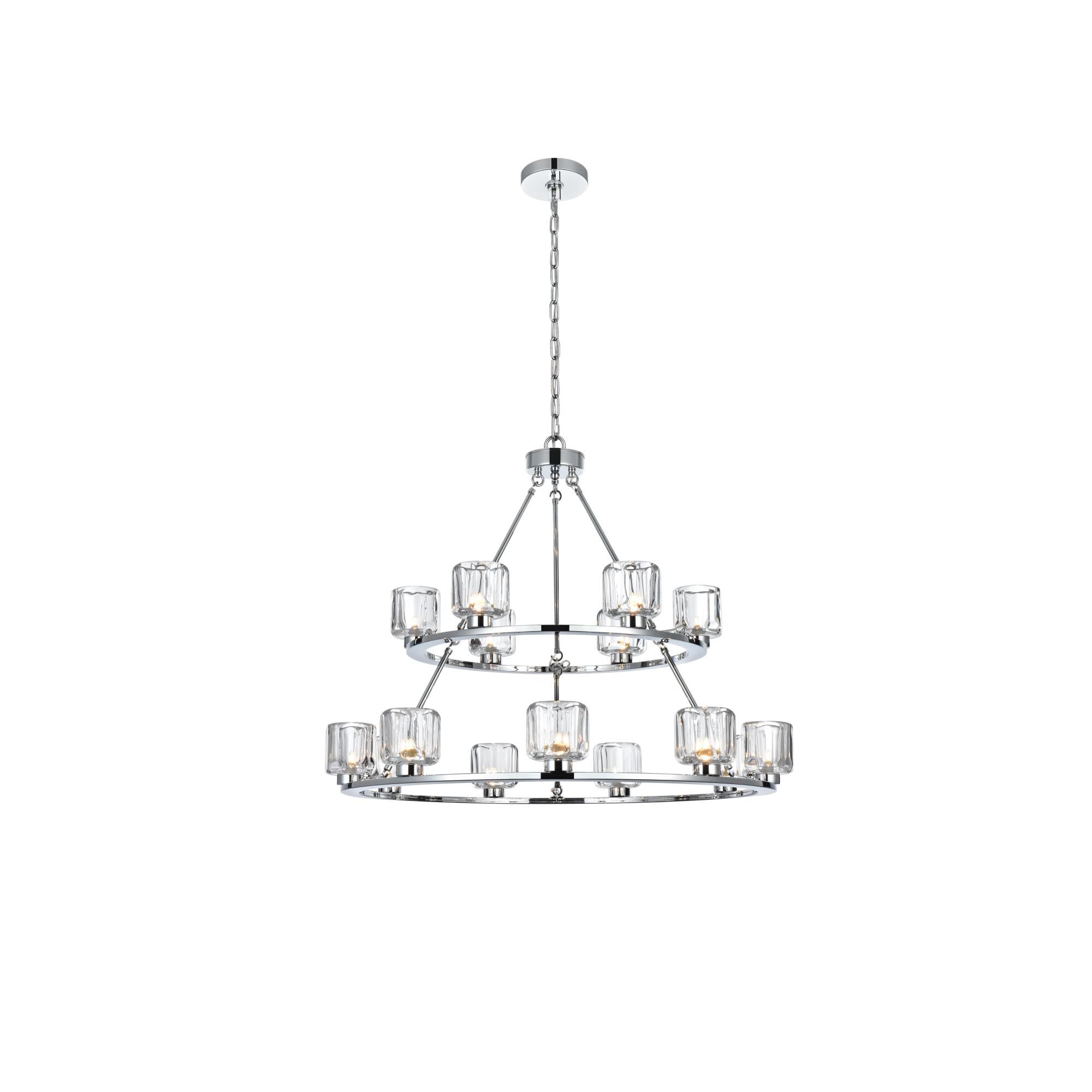 Cadence 36 Inch Chandelier by Elegant Lighting