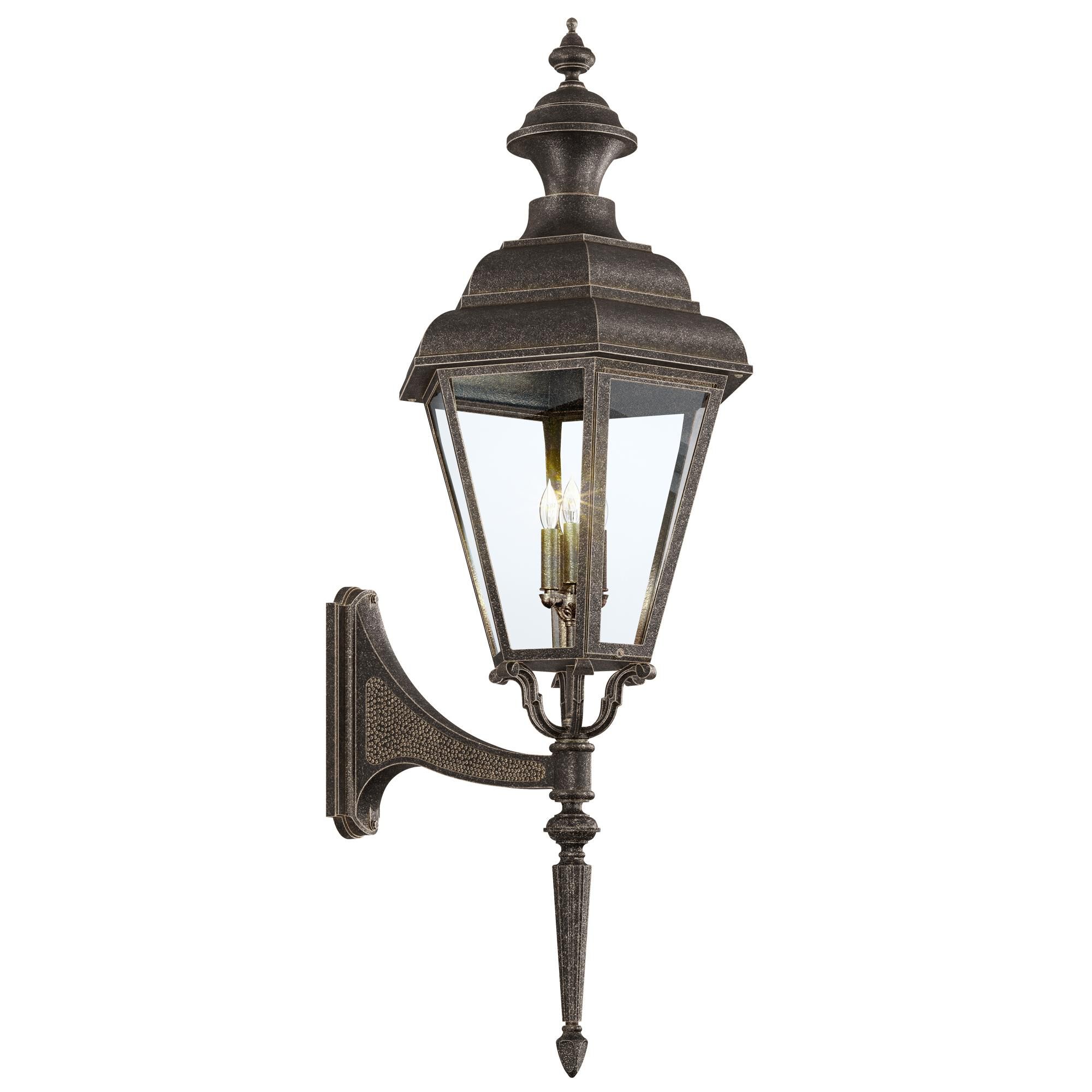 Jamestown 27 Inch Tall 4 Light Outdoor Wall Light by Hanover Lantern