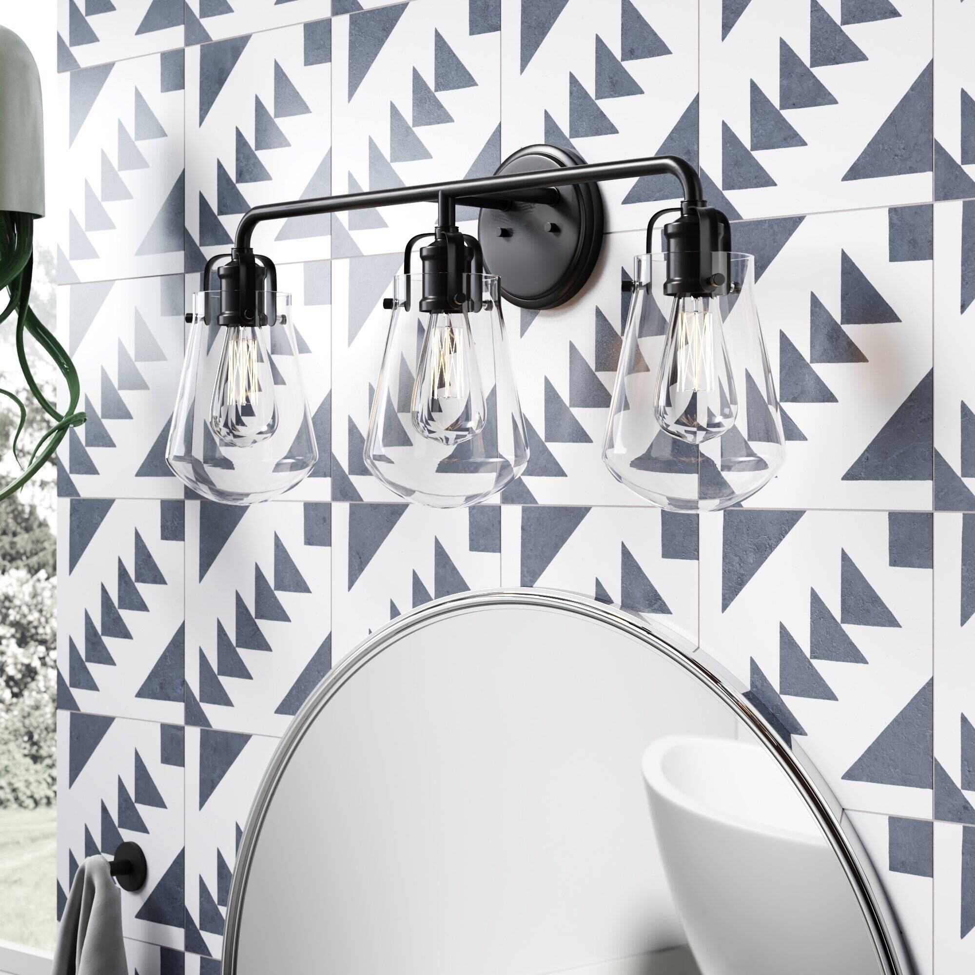 Elliott 24 Inch 3 Light Bath Vanity Light by Designers Fountain