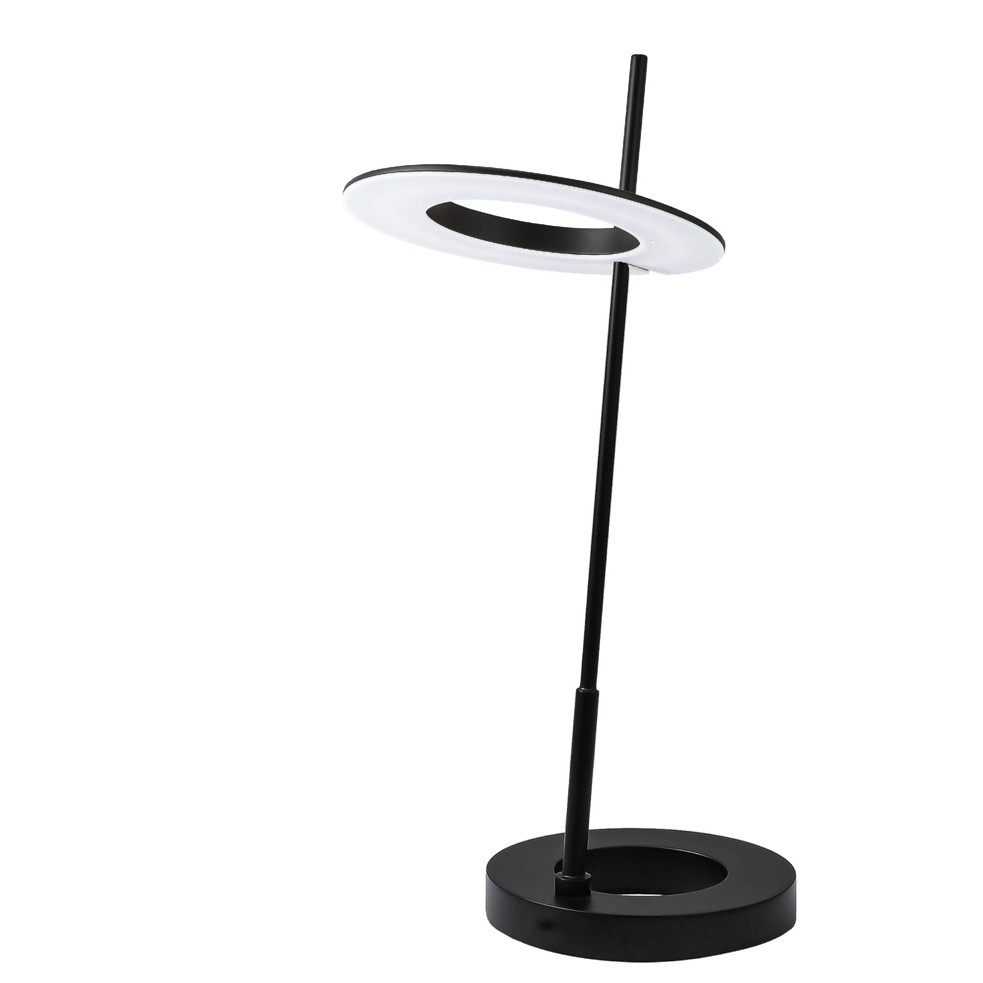 Shown in Matte Black finish and White shade