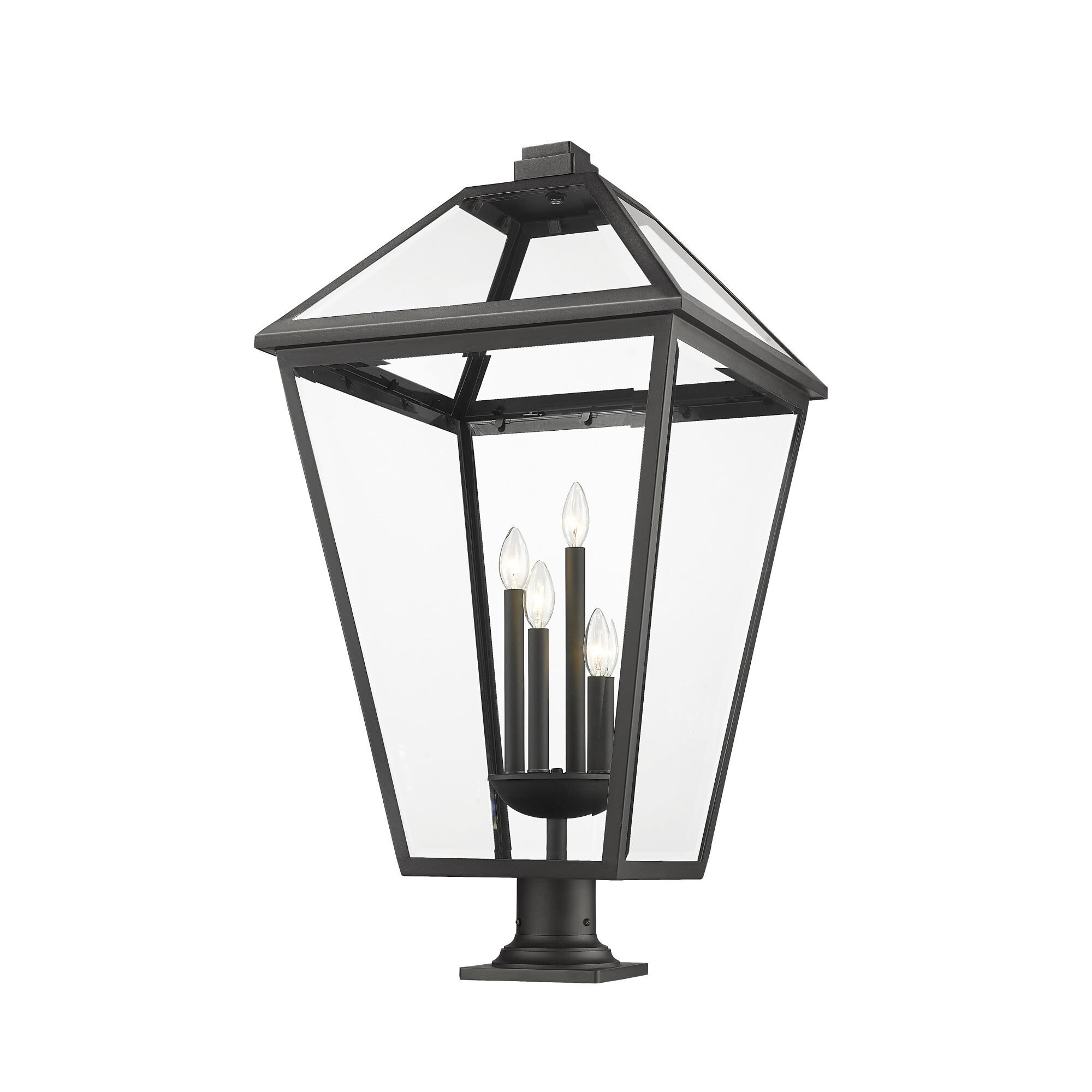 Talbot 36 Inch Tall 4 Light Outdoor Pier Lamp by Z-Lite