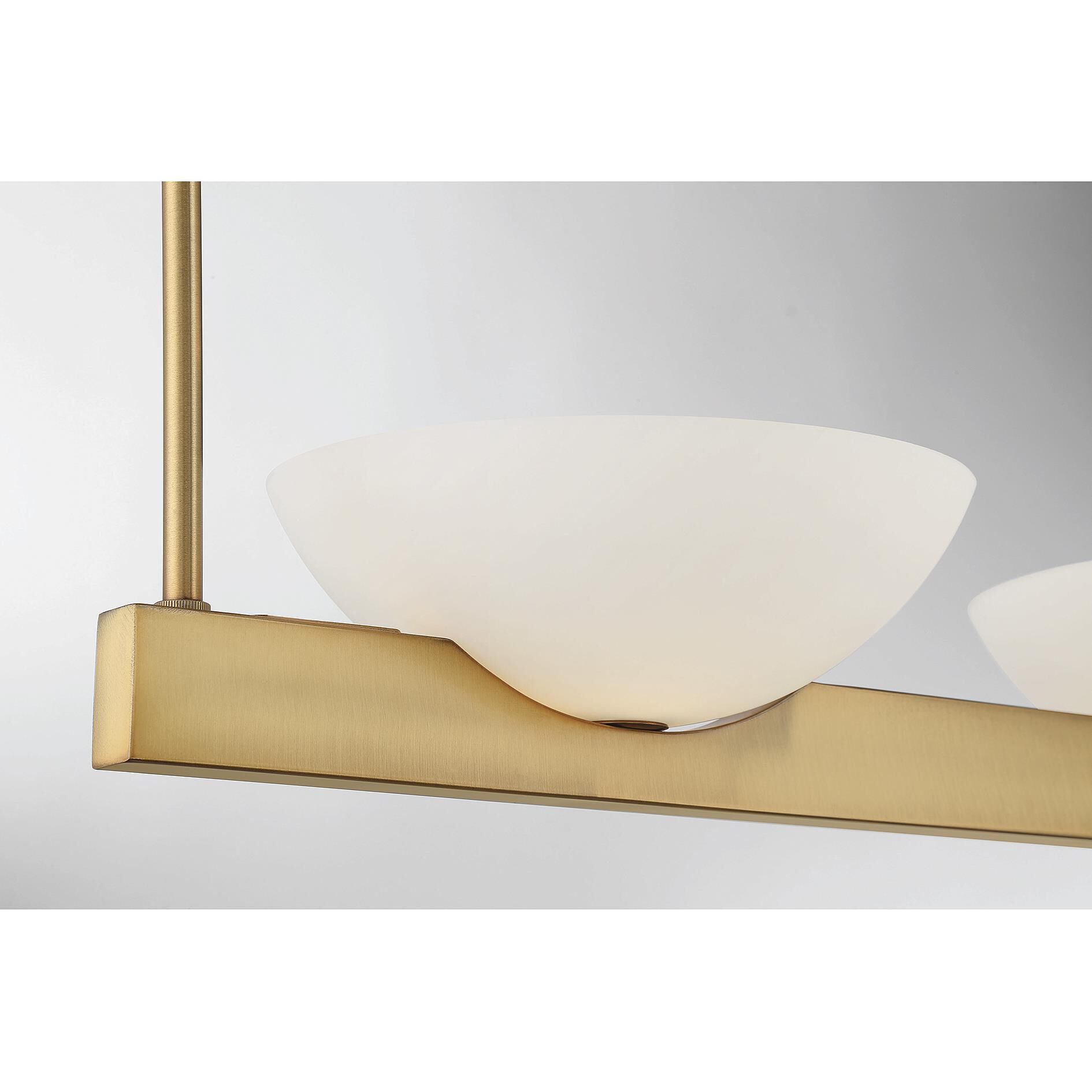 Fallon 45 Inch 3 Light Linear Suspension Light by Savoy House