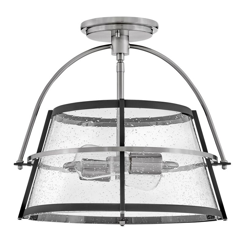 Tournon 15 Inch 2 Light Semi Flush Mount by Hinkley