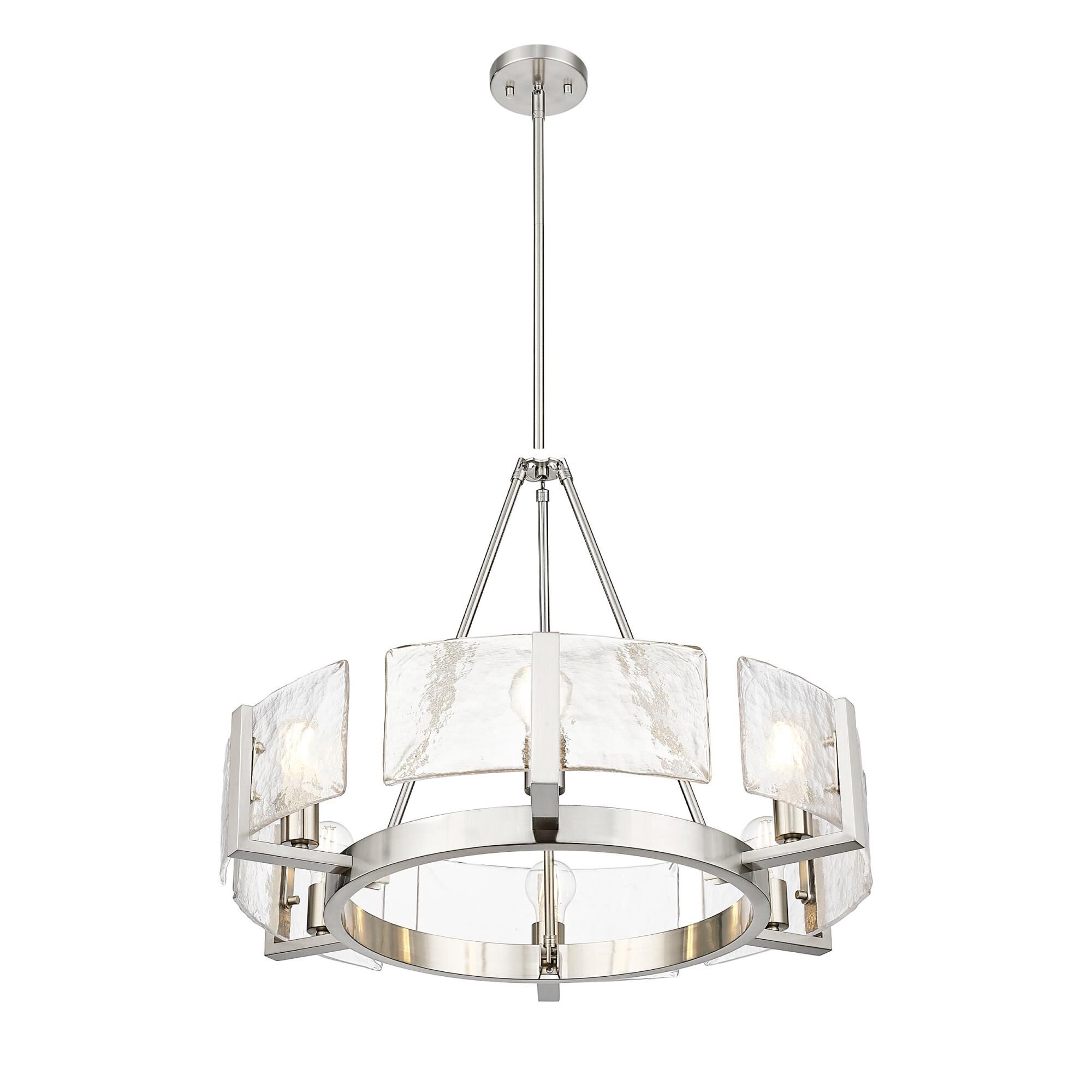 Shown in Pewter finish and Hammered Water glass