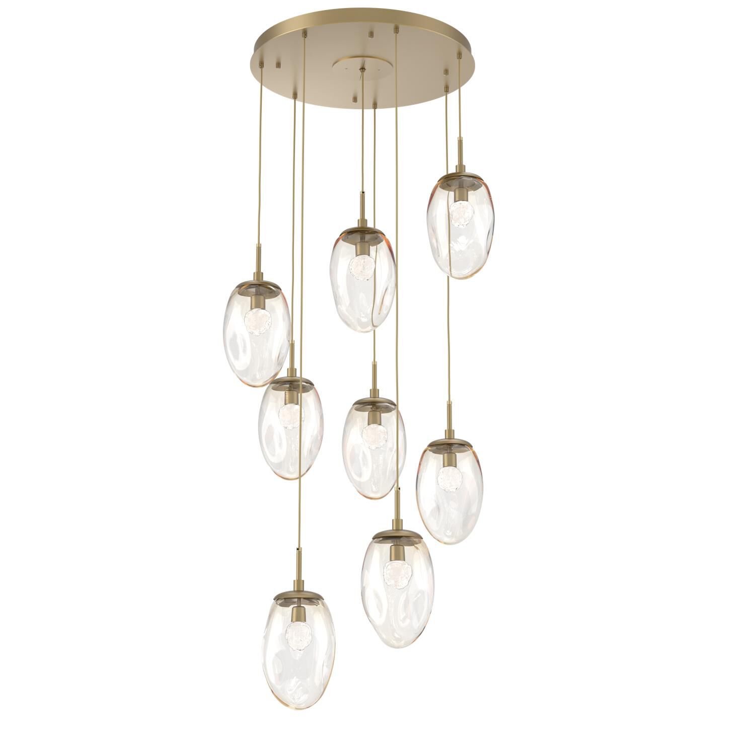 Levi Wilson Nebula 31 Inch 8 Light LED Multi Light Pendant by Hammerton Studio