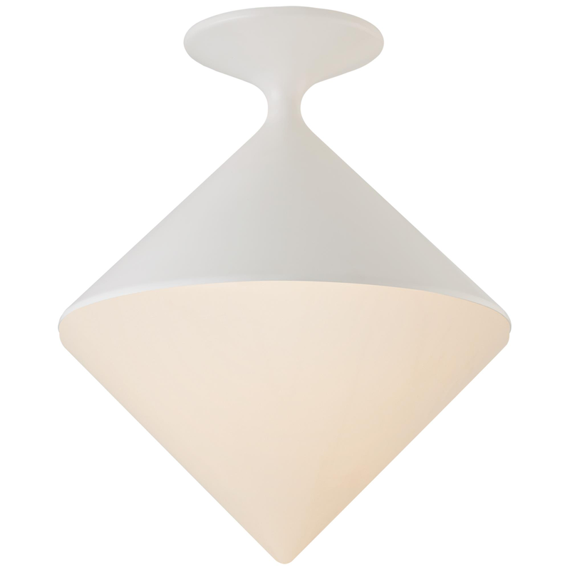 AERIN Sarnen 13 Inch 1 Light LED Semi Flush Mount by Visual Comfort Signature Collection