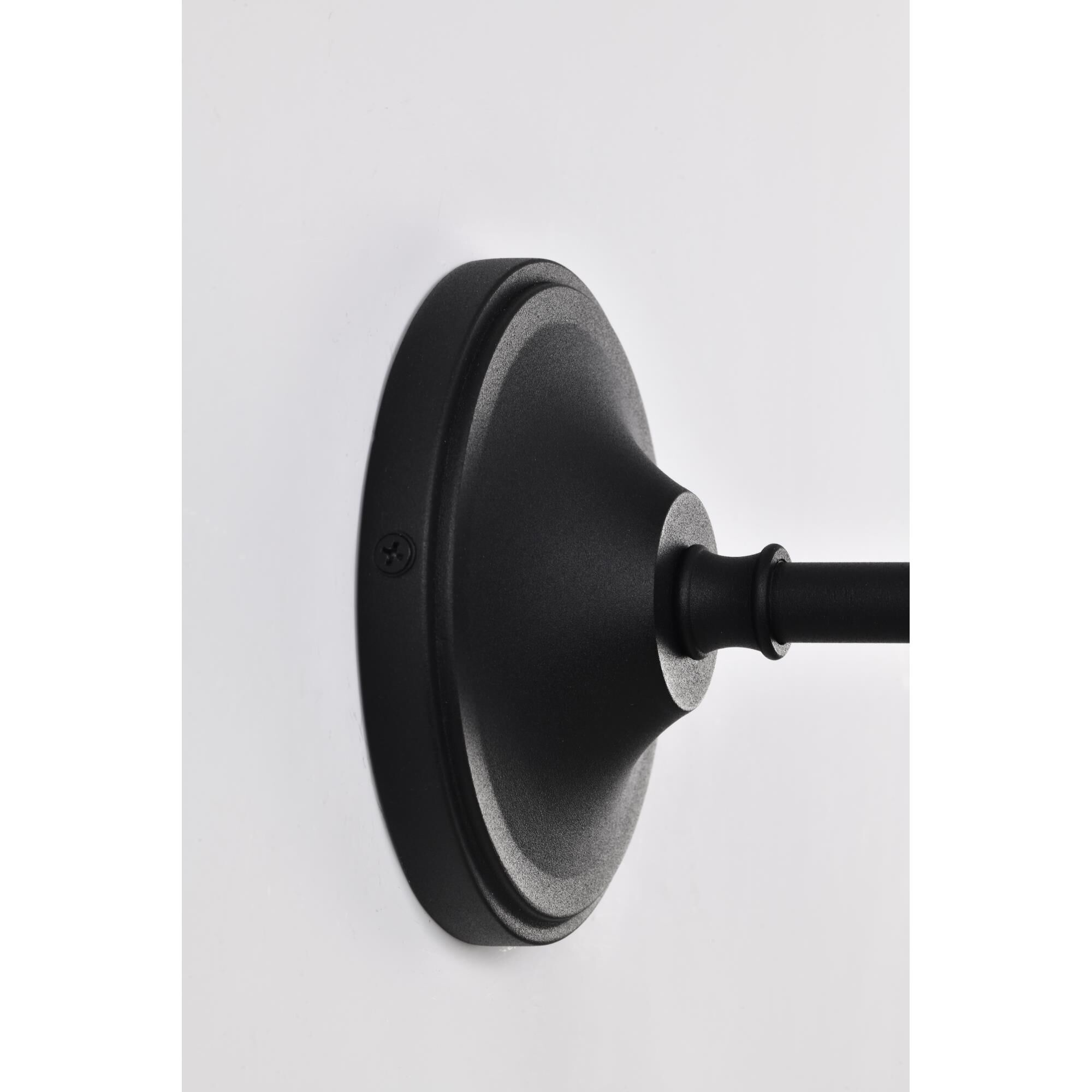 Shown in Black finish and White shade