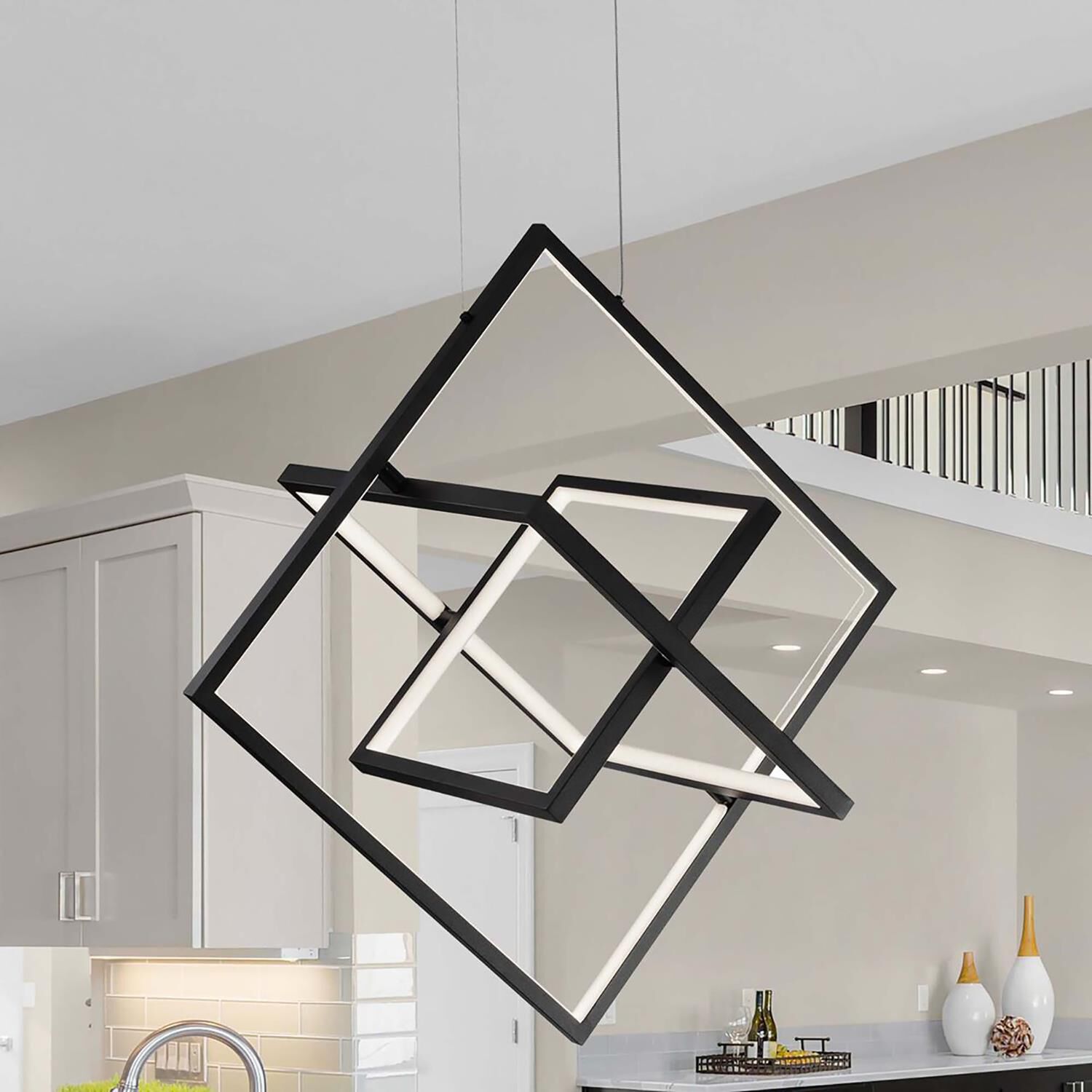 Graymar 28 Inch 3 Light LED Linear Suspension Light by Artcraft