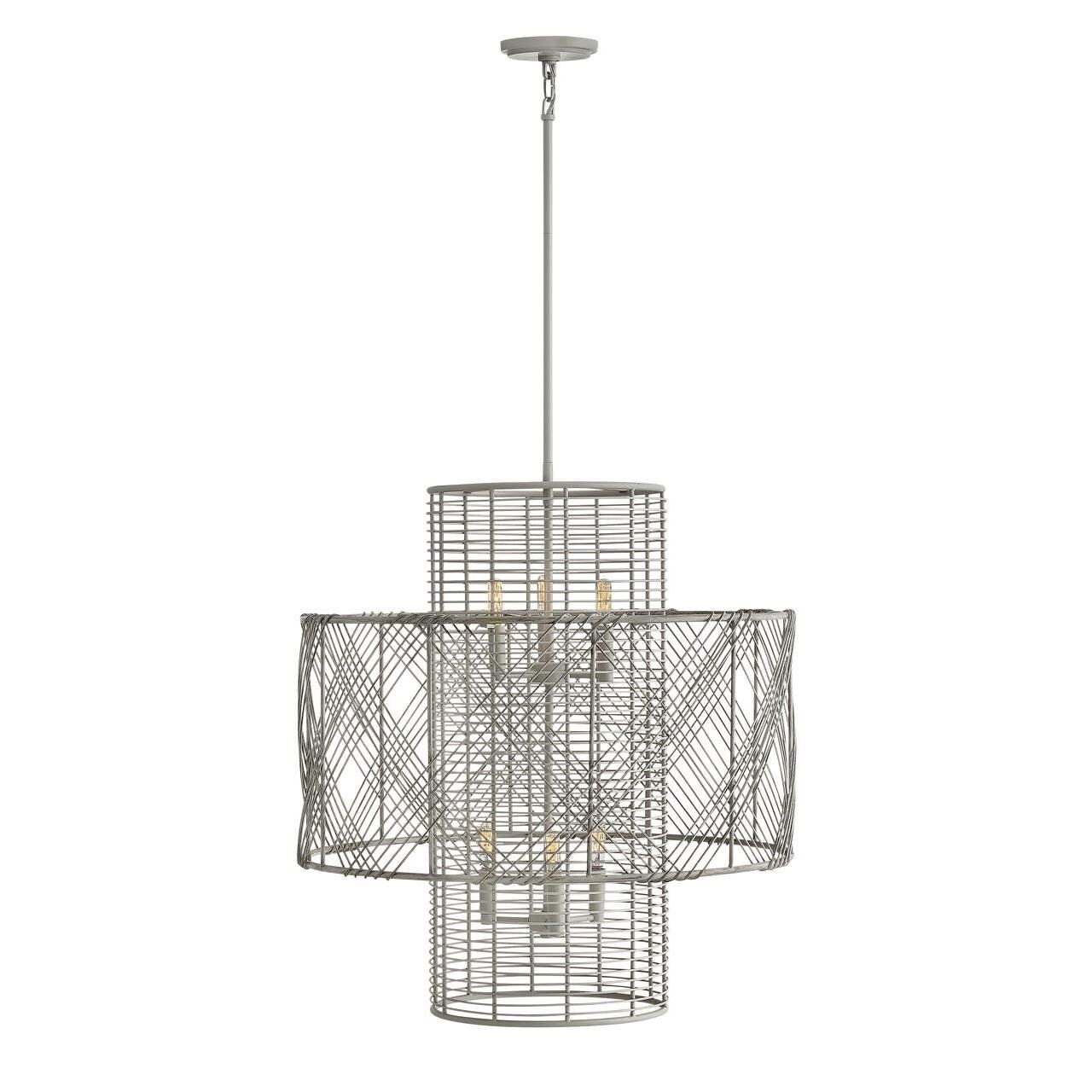 Nikko 26 Inch 6 Light Chandelier by Hinkley Lighting
