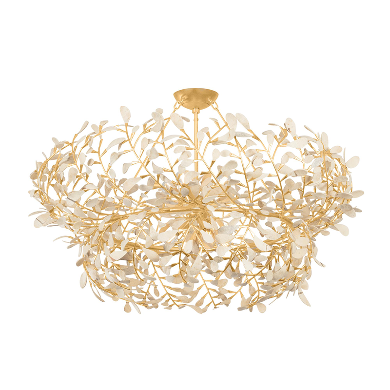 Maybrook 40 Inch 8 Light Semi Flush Mount by Hudson Valley Lighting