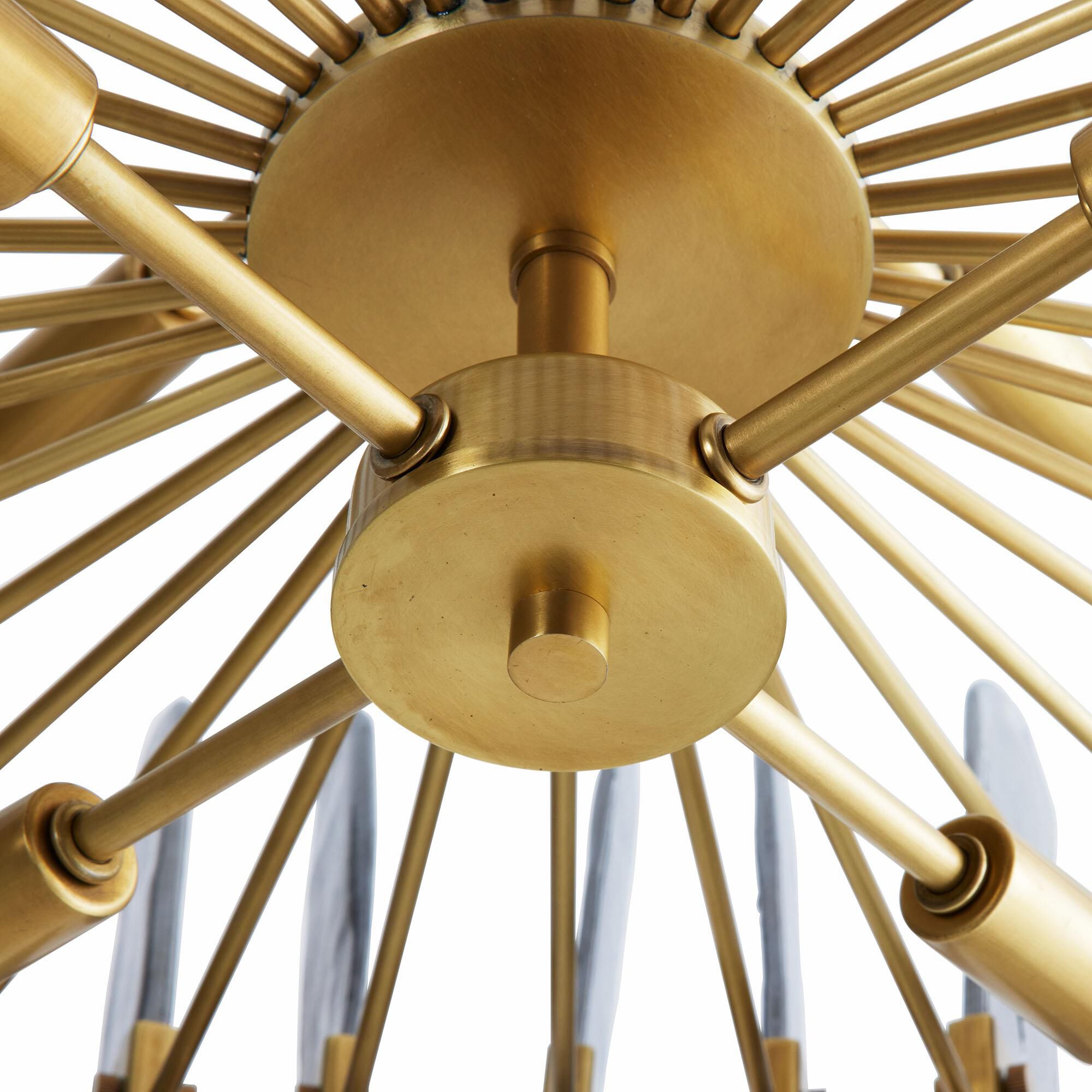 Klaus 25 Inch 8 Light Chandelier by Arteriors Home