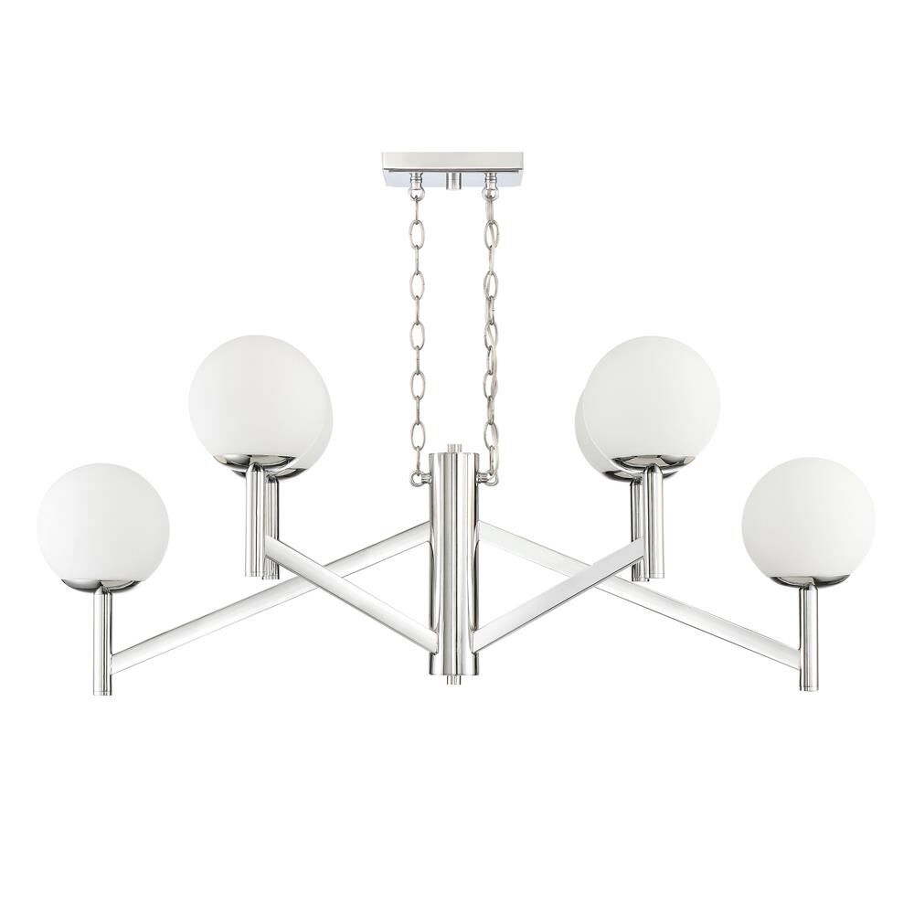 Kelvin 42 Inch 6 Light Linear Suspension Light by Designers Fountain