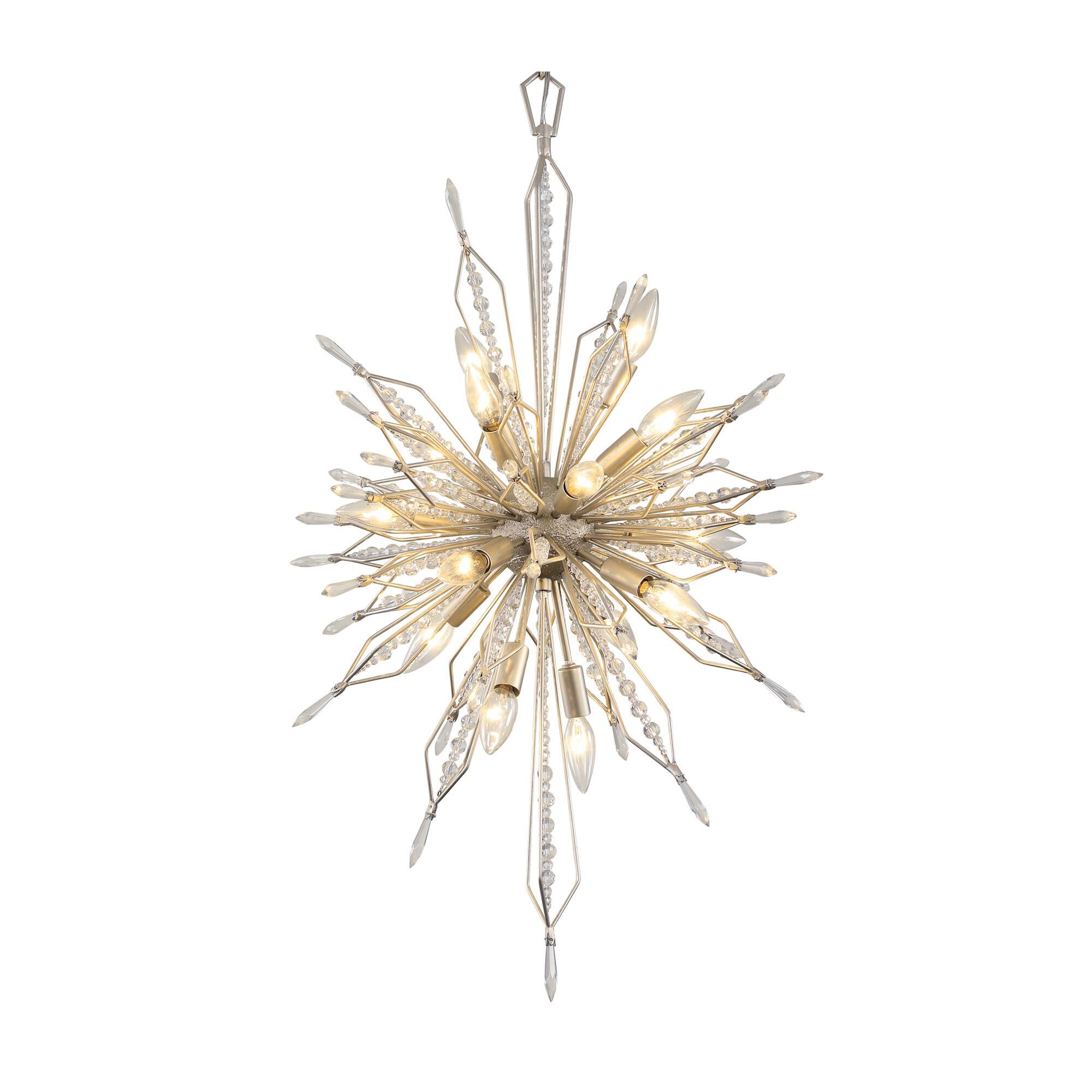 Shown in Gold Dust finish and Premium - Clear crystal