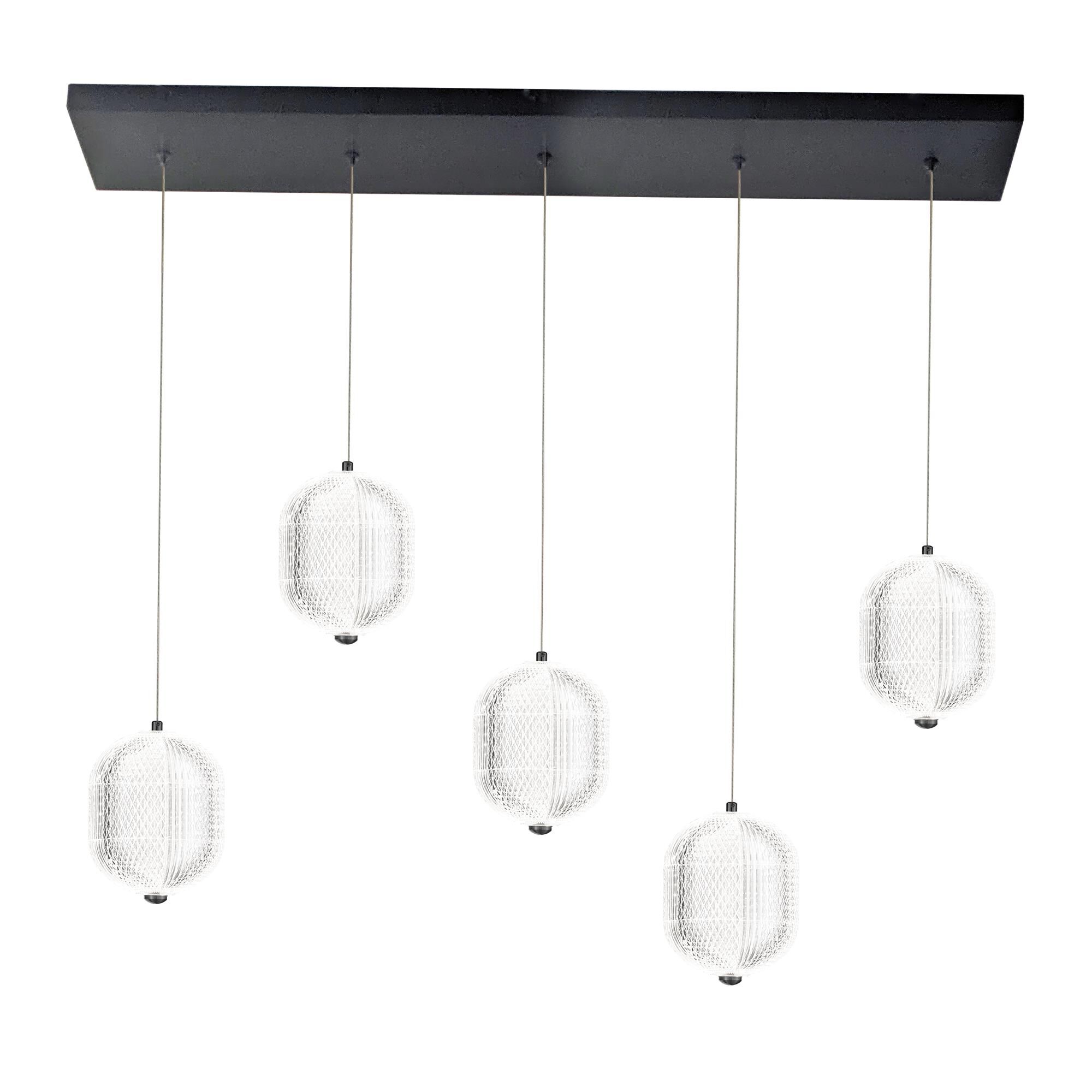 Shown in Matte Black finish and Clear shade