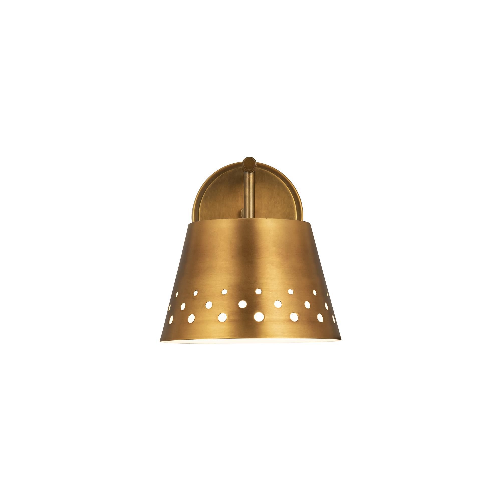 Shown in Rubbed Brass finish and Iron glass and Iron shade