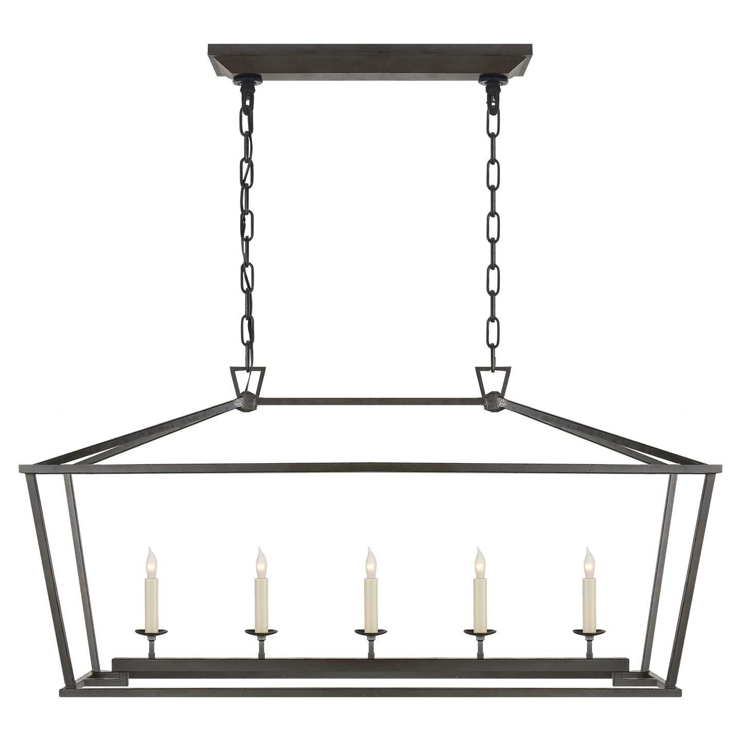 Chapman & Myers Darlana 41 Inch 5 Light Linear Suspension Light by Visual Comfort Signature Collection