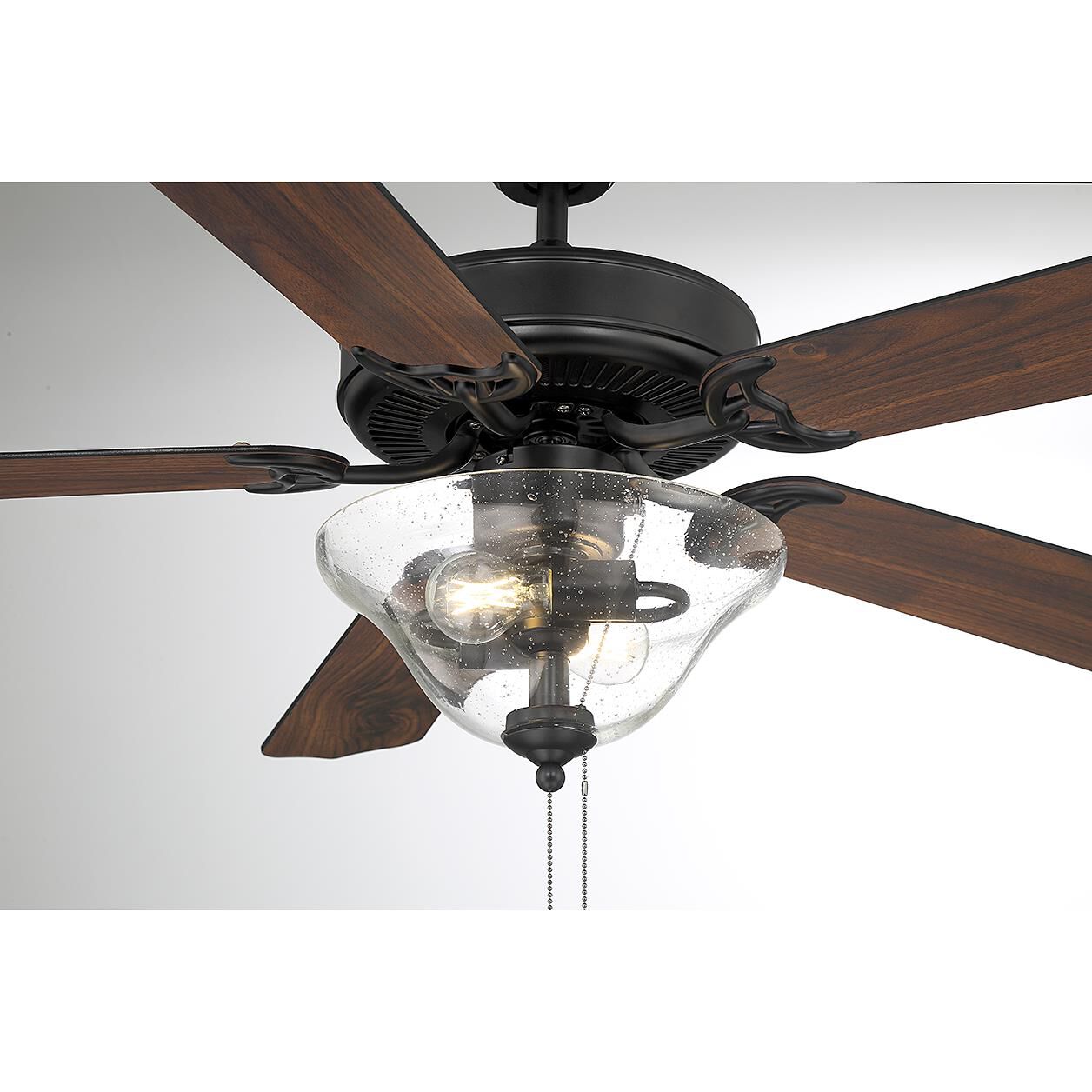 52 Inch Ceiling Fan with Light Kit by Meridian Lighting