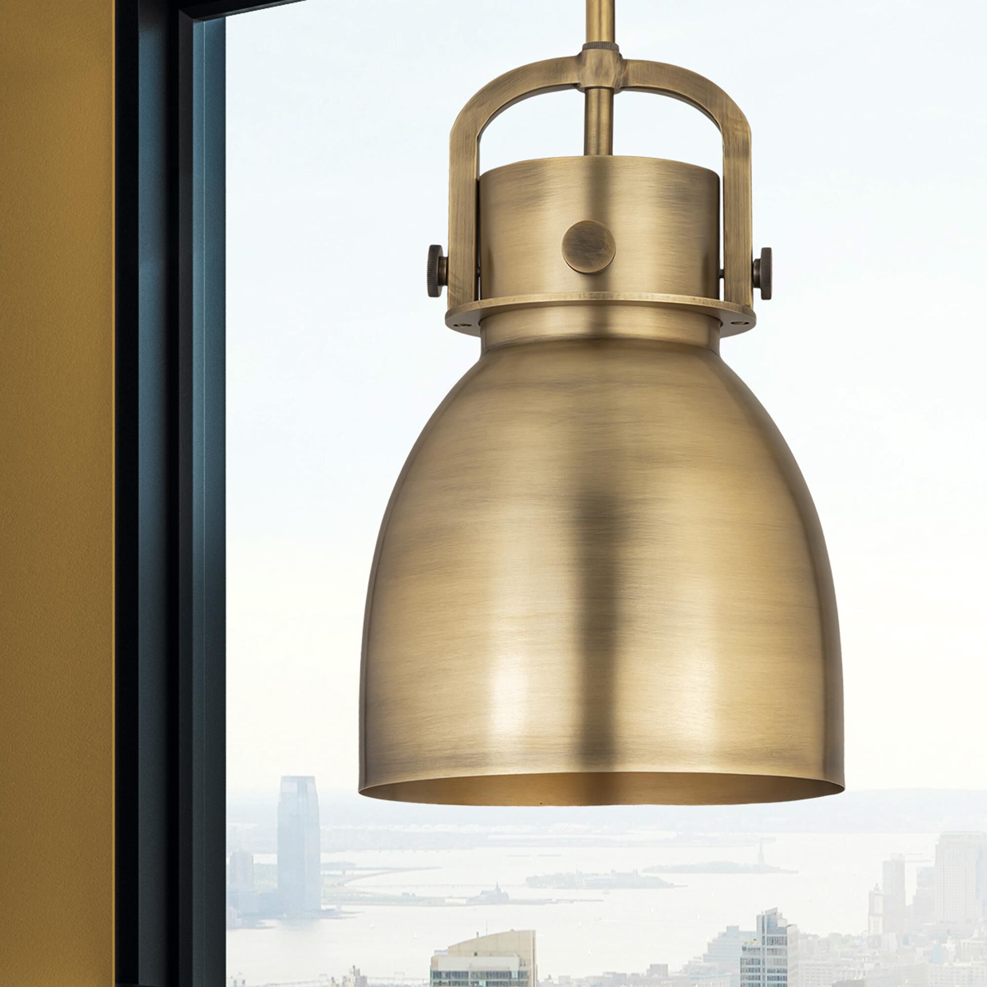 Bruno Marashlian Newton Bell 8 Inch Mini Pendant by Innovations Lighting