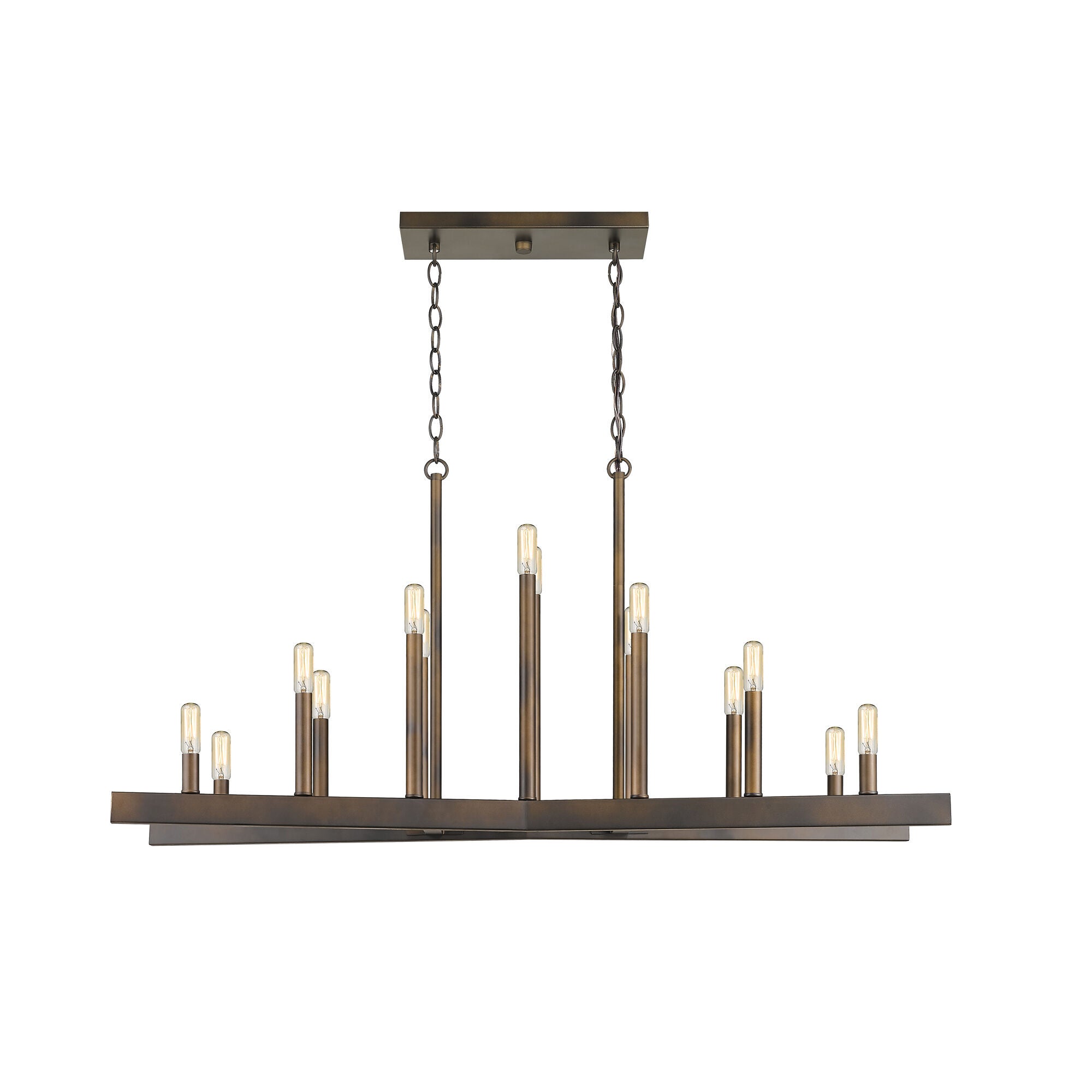 Shown in Oil-Rubbed Bronze finish and -- glass and -- shade