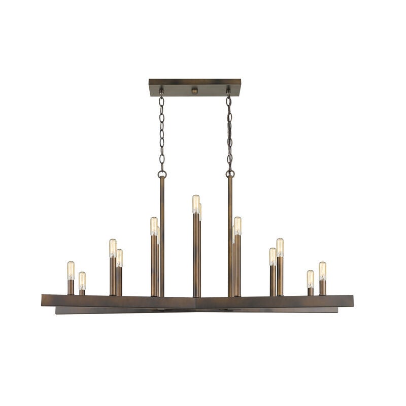 Fallon 42 Inch 14 Light Linear Suspension Light by Acclaim Lighting