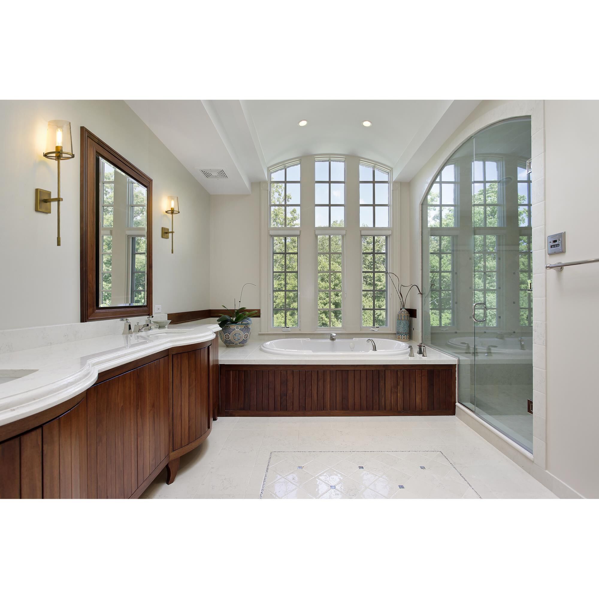 Shown in Rubbed Brass finish