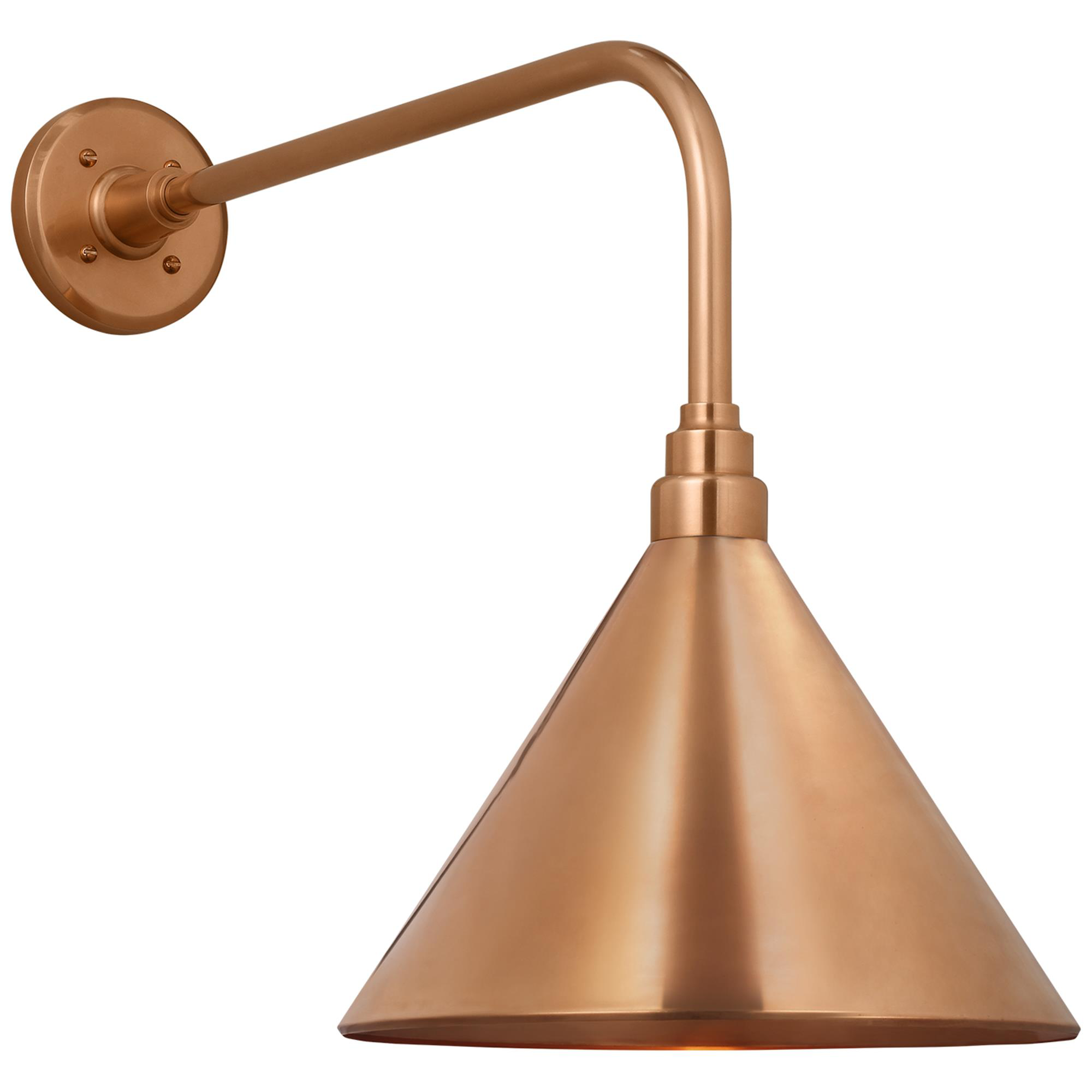 Shown in Soft Copper finish and Copper shade