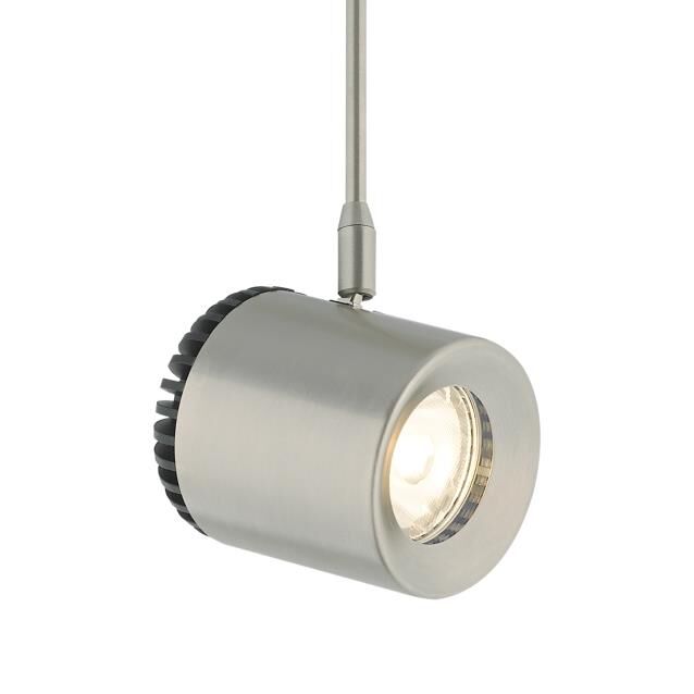 Shown in Satin Nickel finish and Satin Nickel shade
