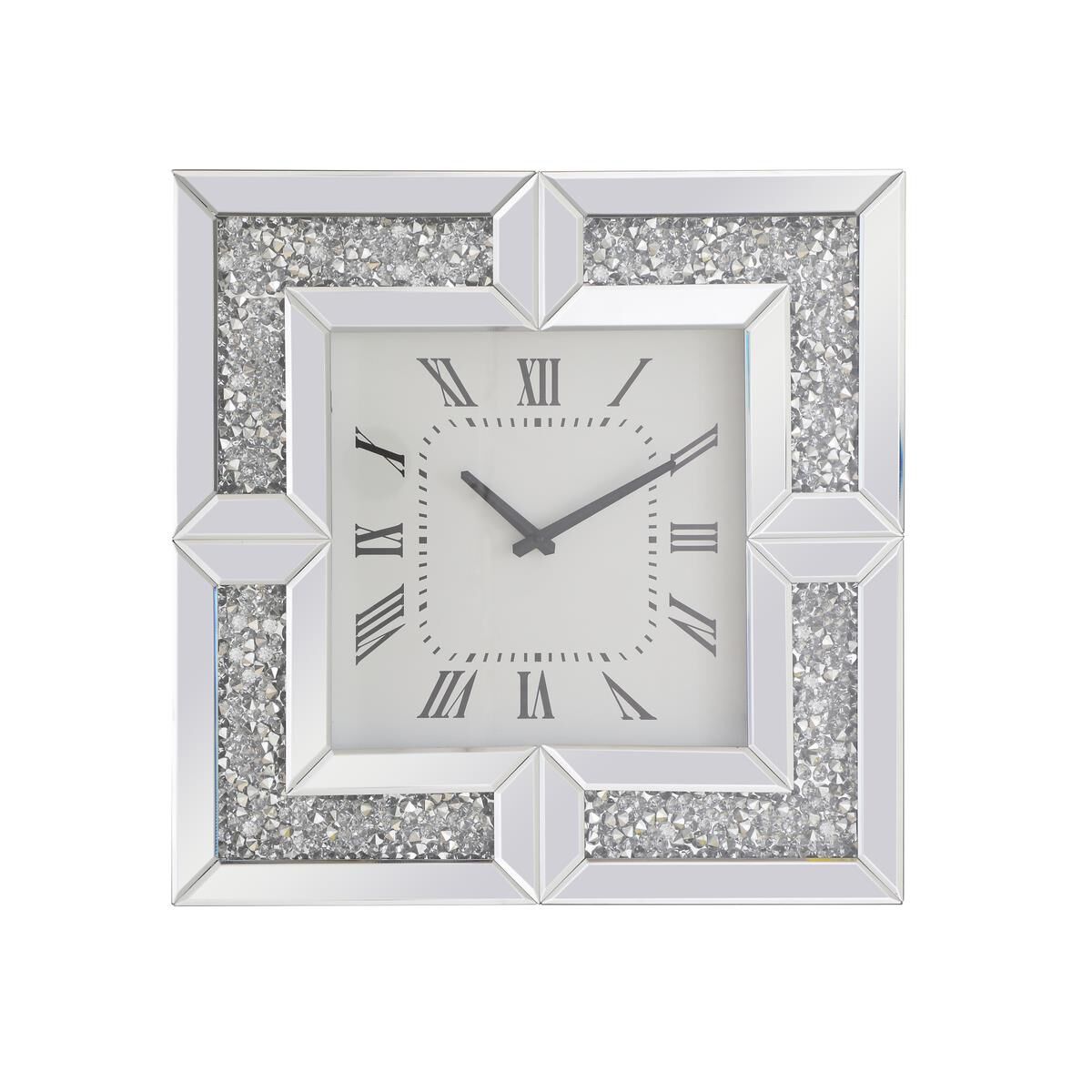 Shown in Clear Mirror finish and Royal Cut - Silver crystal
