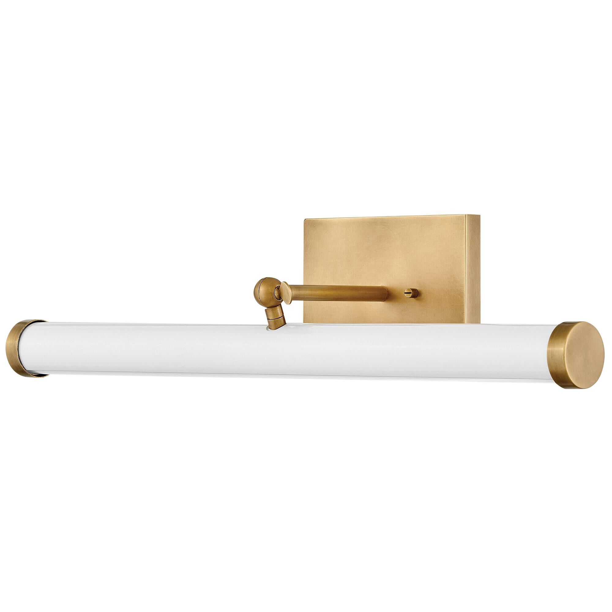 Shown in Heritage Brass finish and Acrylic Lens glass and Gloss White accent