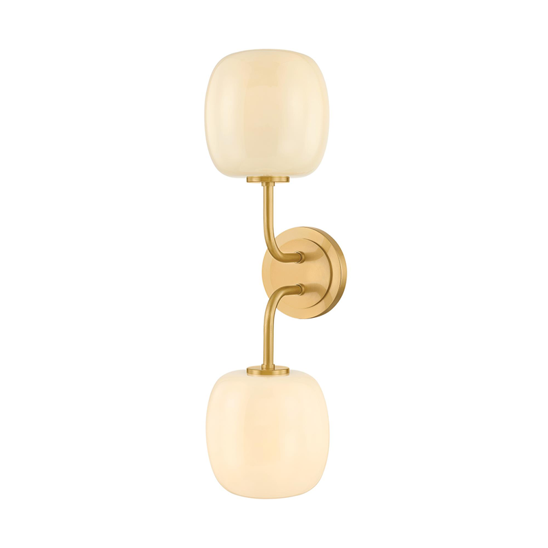 Lisette 20 Inch 2 Light Bath Vanity Light by Mitzi