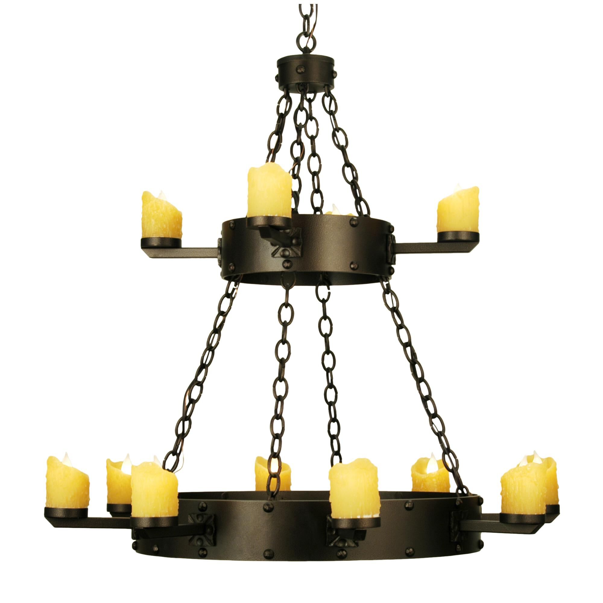 Kingston 37 Inch 12 Light Chandelier by Meyda Lighting