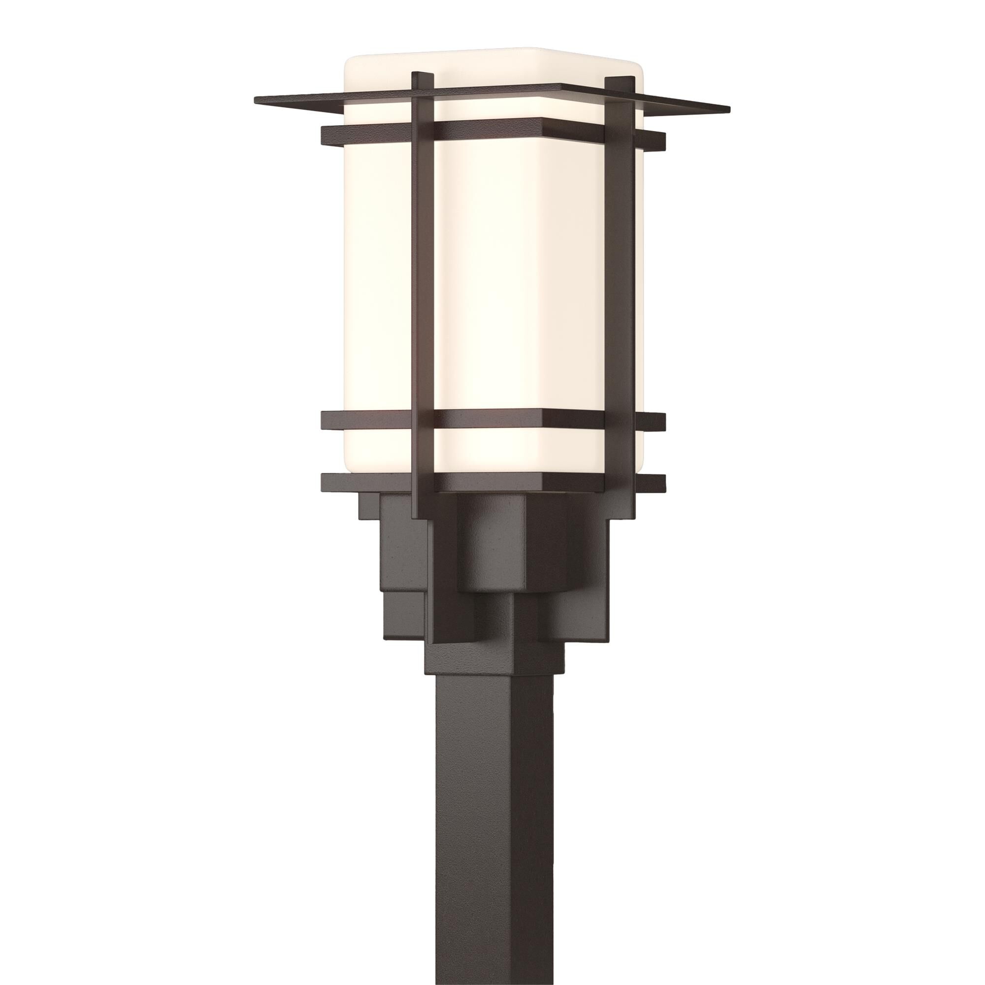 Shown in Coastal Dark Smoke finish and Opal glass
